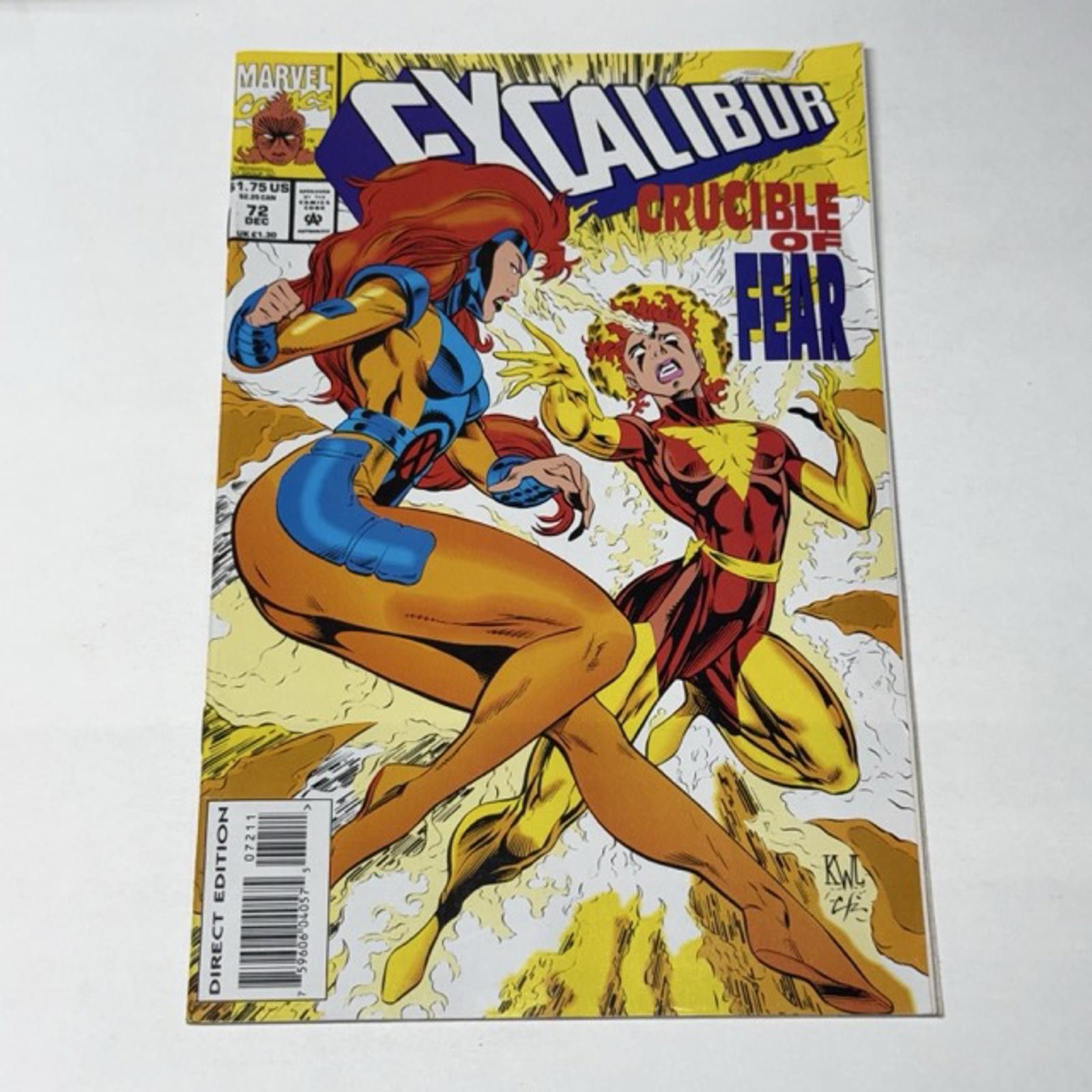 Marvel Comics Vtg MARVEL Excalibur #72 DEC 1993 Crucible of Fear - Mint Size ONE SIZE - 9 Thumbnail