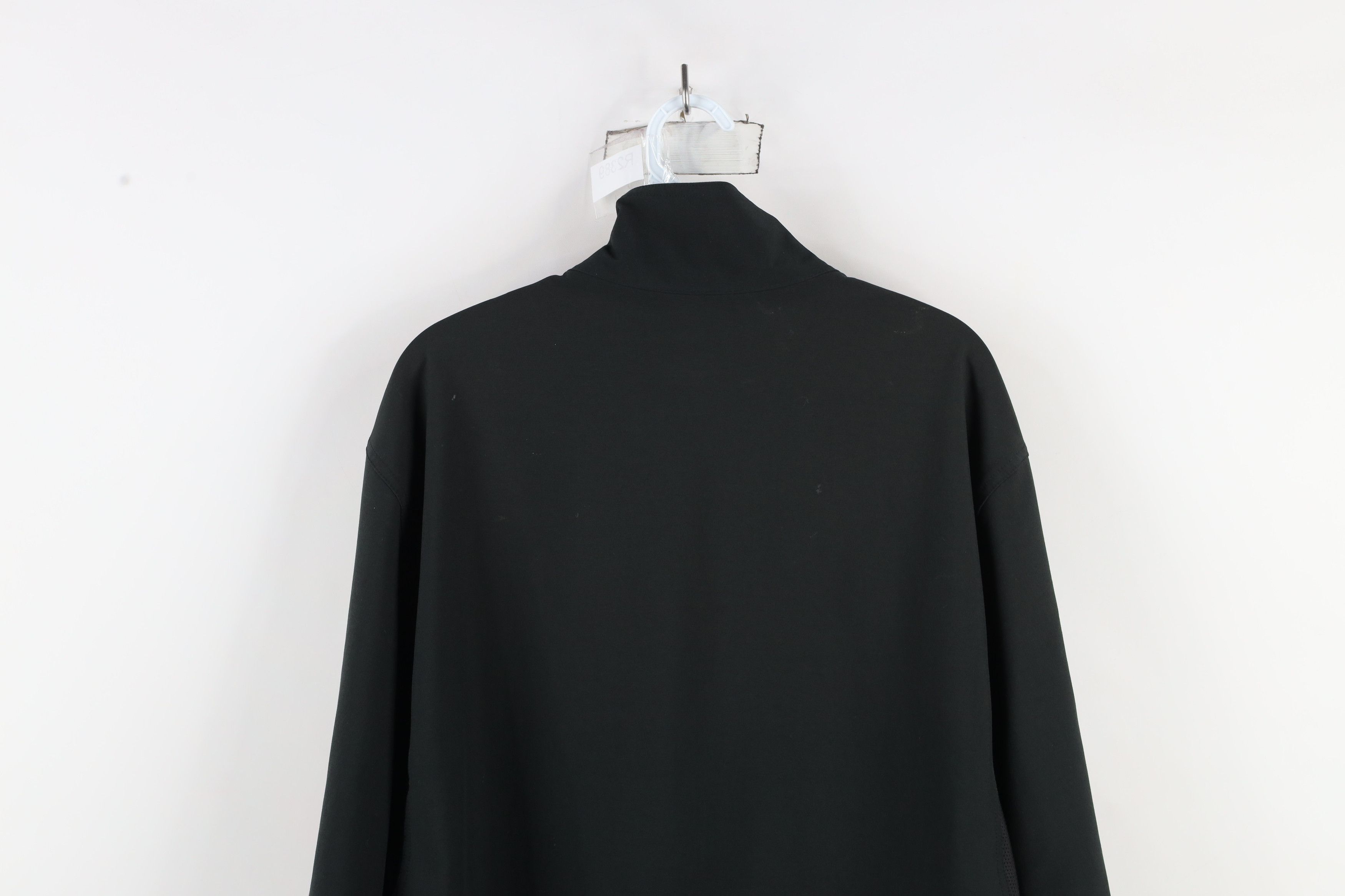 Nike × Vintage Vintage Nike Travis Scott Mini Swoosh Full Zip Jacket Black Size US XL / EU 56 / 4 - 16 Thumbnail