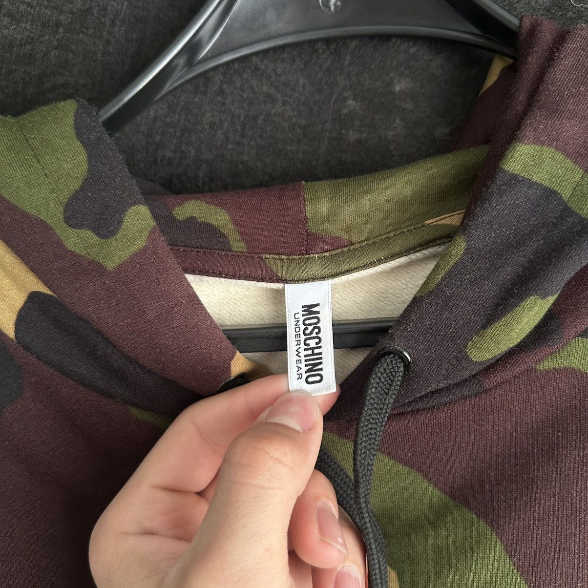 Moschino Underwear Moschino Camouflage Hoodie Green Size US XL / EU 56 / 4 - 4 Thumbnail