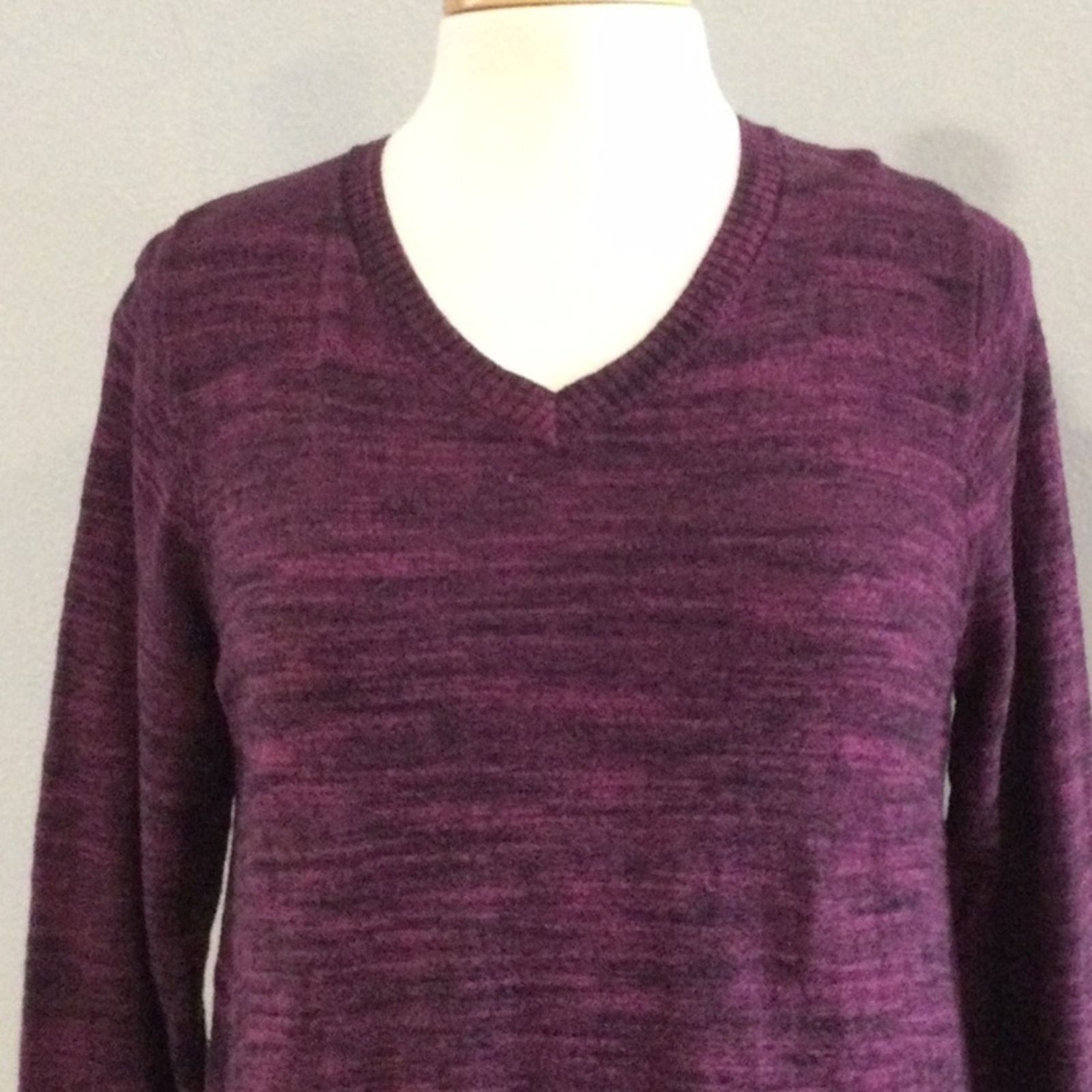 Other LOGO Lori Goldstein Purple Long Sleeve Pockets Sweater M Size M / US 6-8 / IT 42-44 - 2 Thumbnail