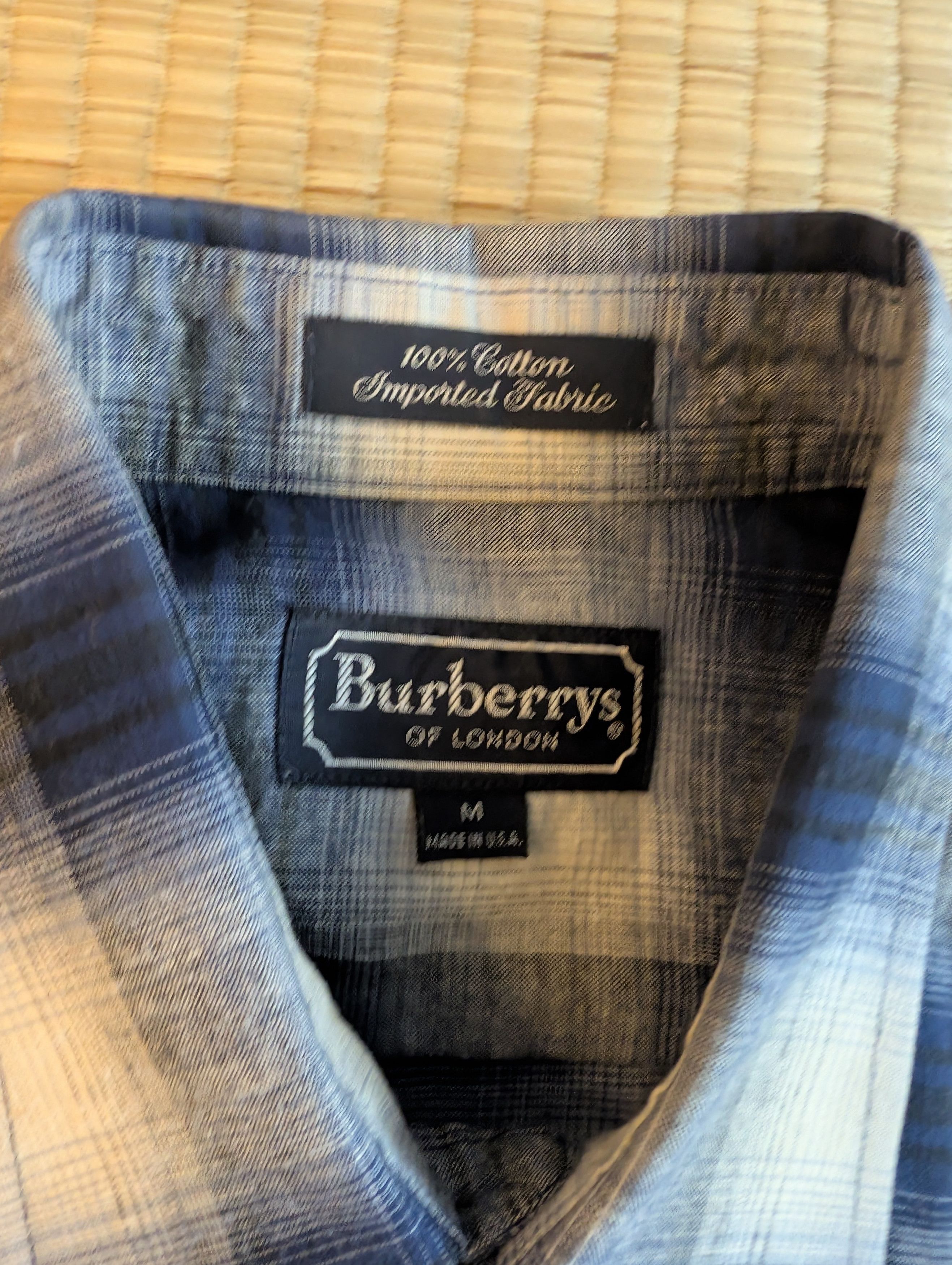 Burberry Burberys London Ombre Flannel Shirt Made in USA Size US M / EU 48-50 / 2 - 3 Thumbnail
