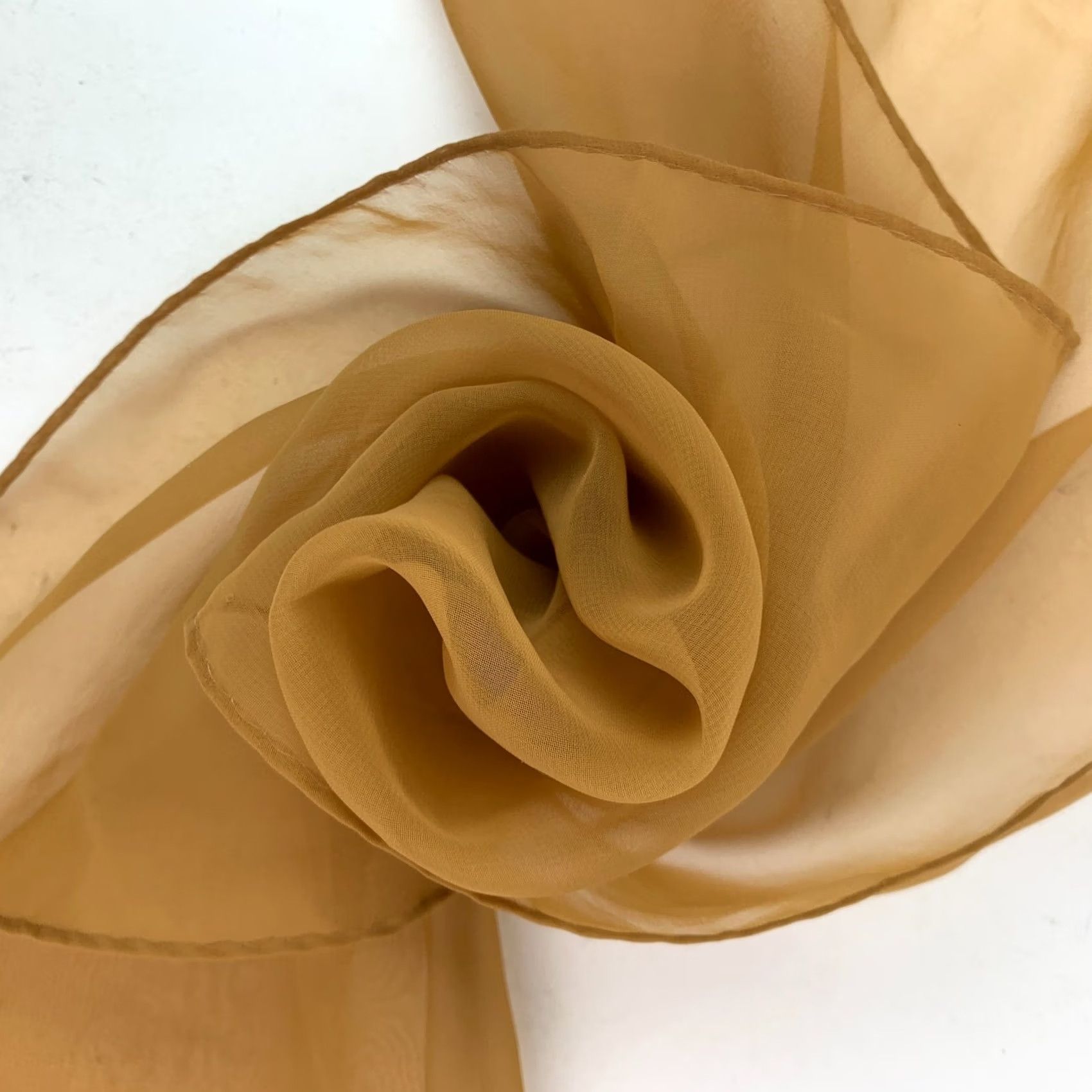 Vintage VINTAGE Glentex Scarf Brown Rectangle 13" x 44" Made in Japan Women Polymer Polyester 60s 70s Size ONE SIZE - 7 Thumbnail