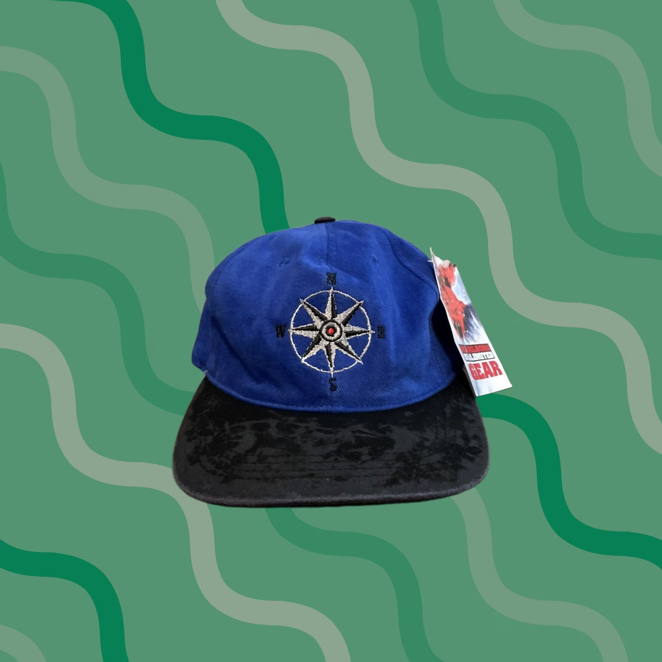 Marlboro VINTAGE Marlboro Gear Compass Strapback Hat 90s Snapback One Size Men Black H1 Size ONE SIZE - 1 Thumbnail
