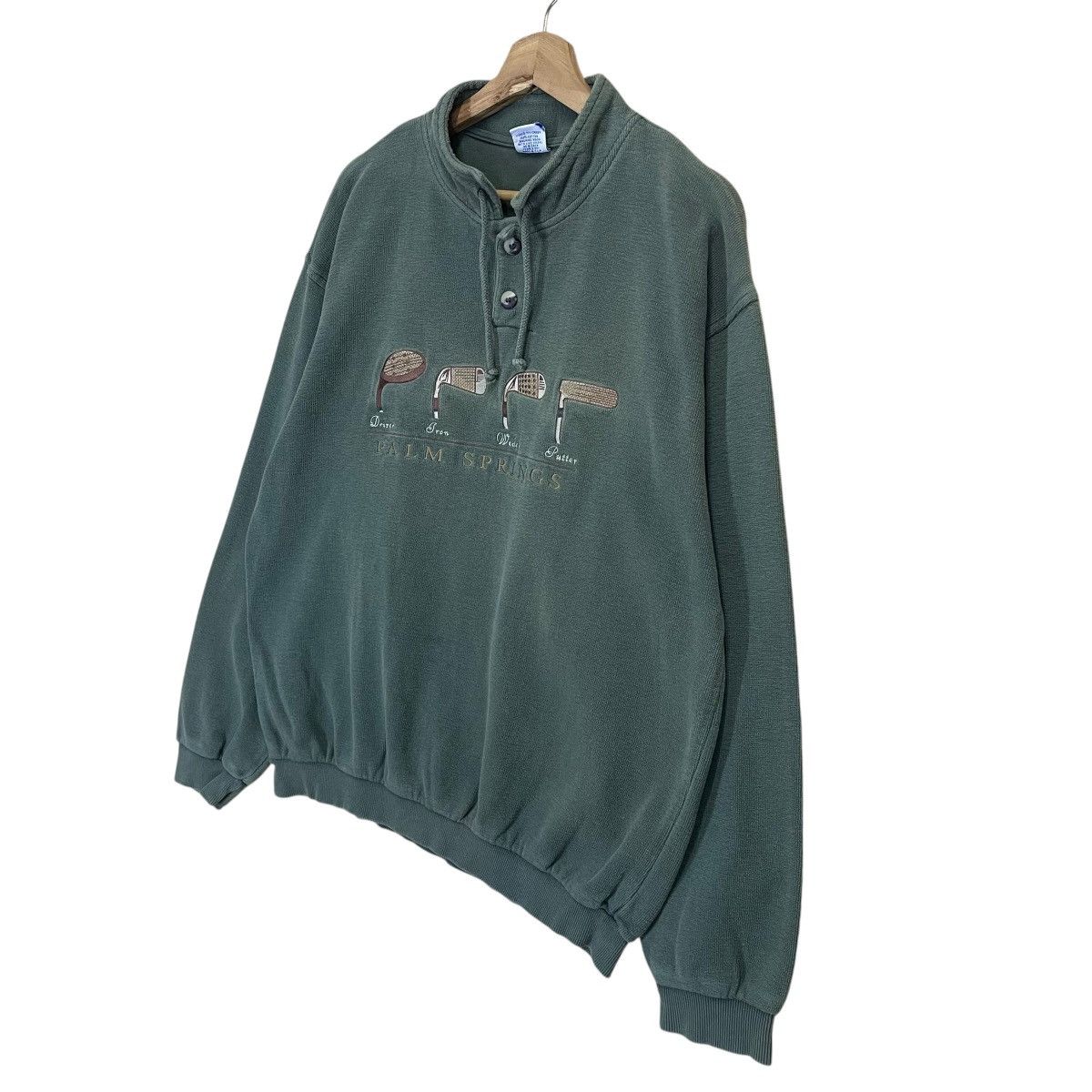 Vintage Vintage 90s Palm Spring By Crazy Shirts Crewneck Sweatshirt Size US L / EU 52-54 / 3 - 3 Thumbnail