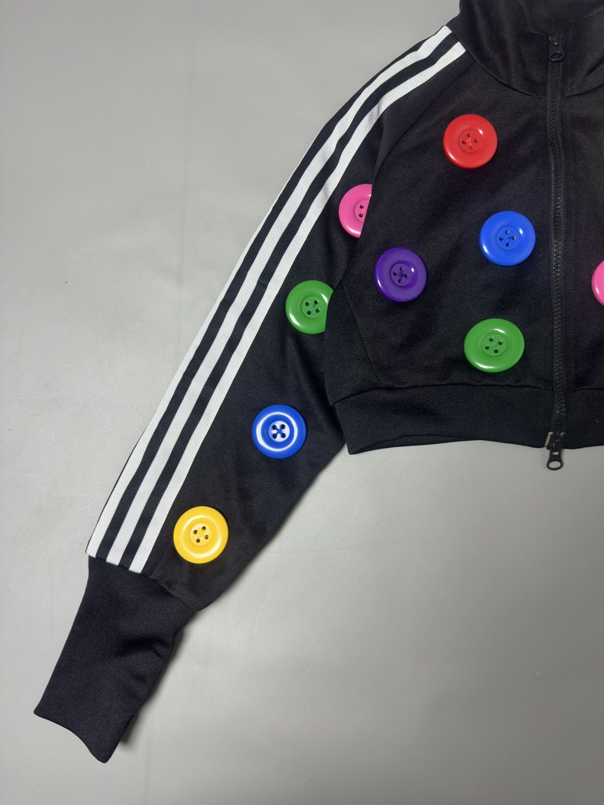 Adidas × Jeremy Scott Adidas Originals Jeremy Scott Katy Perry Buttons Jacket Size US XXS / EU 40 - 3 Thumbnail