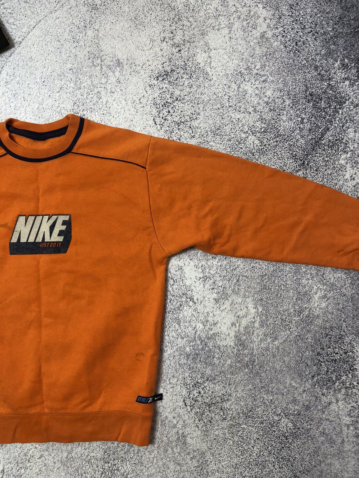 Nike × Vintage Vintage men’s sweater Nike drill big logo Size US M / EU 48-50 / 2 - 2 Thumbnail