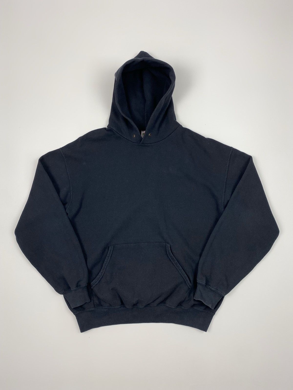 Vintage FOTL Blank Black Boxy Hoodie Size US L / EU 52-54 / 3 - 1 Thumbnail