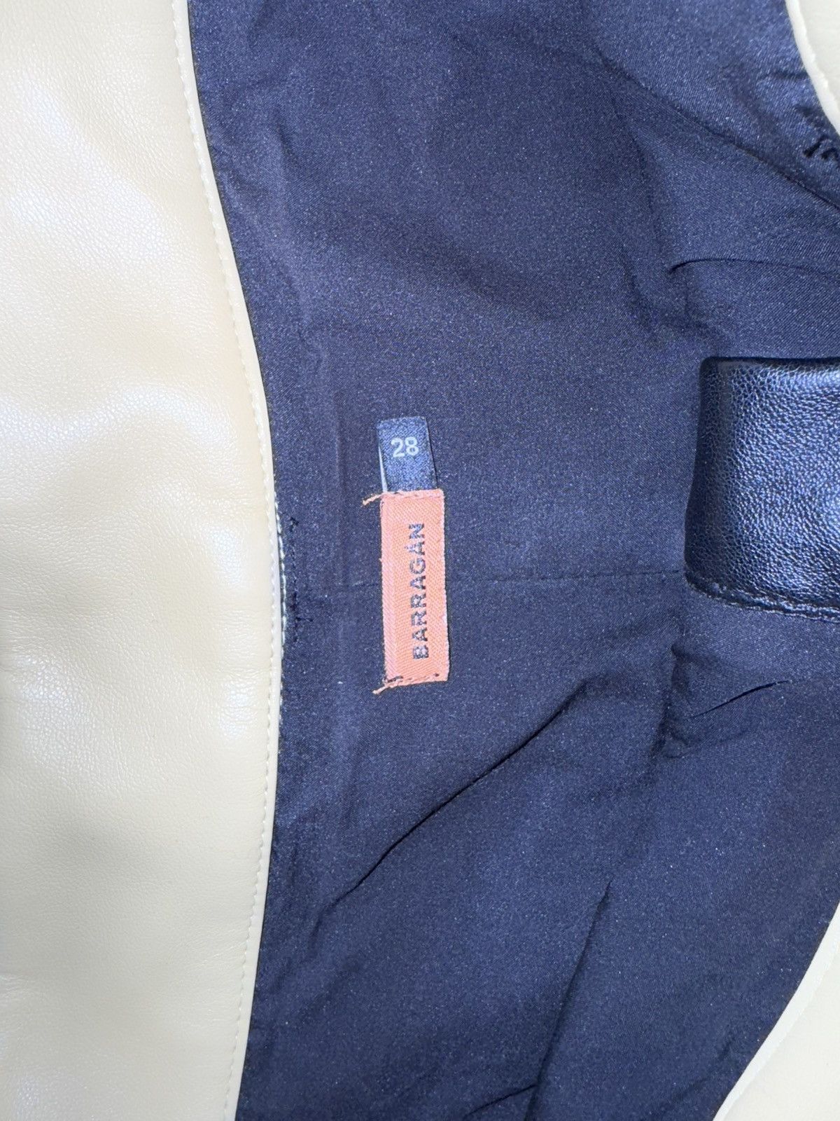 Barragan Barragan vegan leather swirl pants sz28 Size US 28 / EU 44 - 3 Thumbnail
