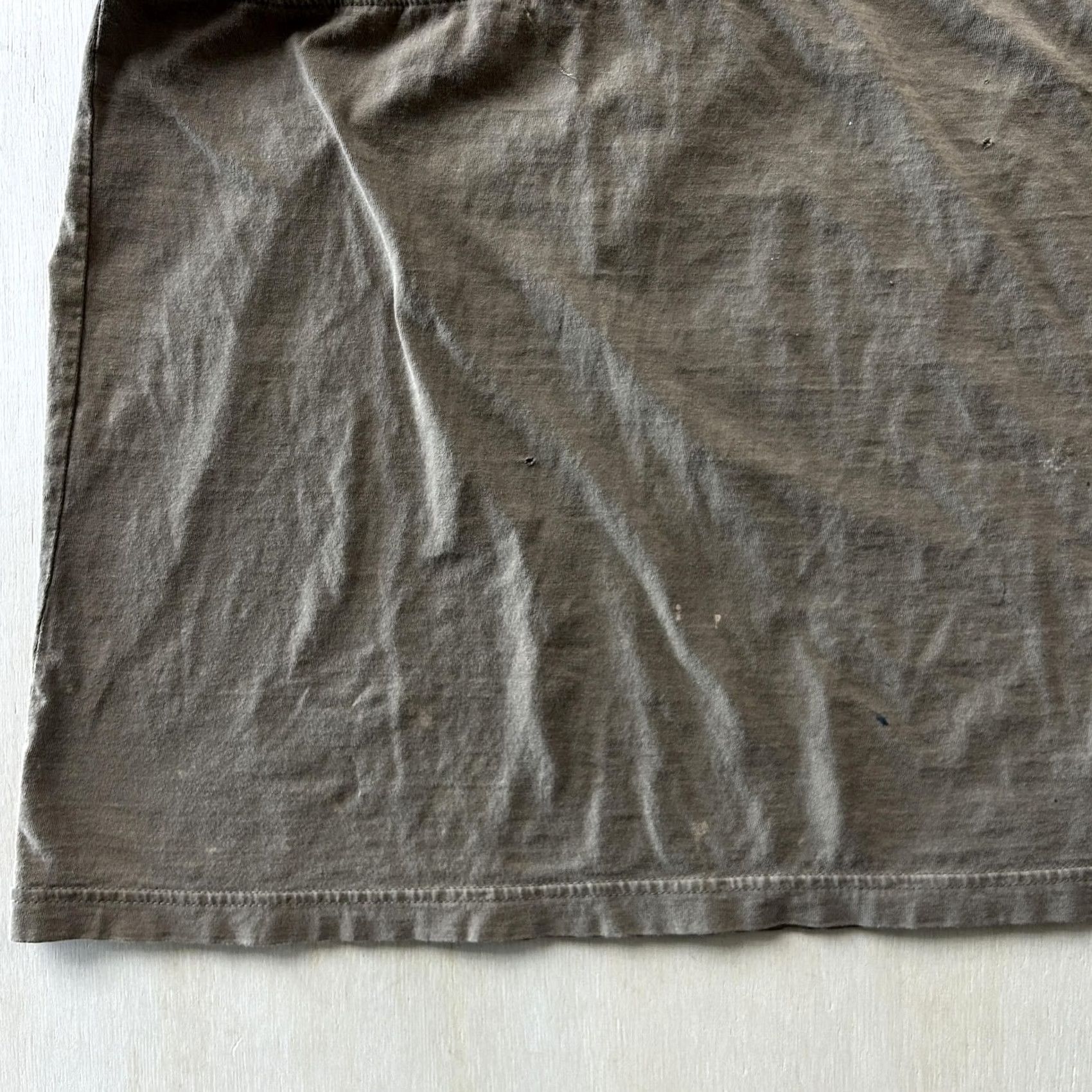 Logo 7 VINTAGE PROMOWEIL Mens Large Brown Camouflage Swish Army Logo Short Sleeve Tee Size US 33 - 4 Thumbnail
