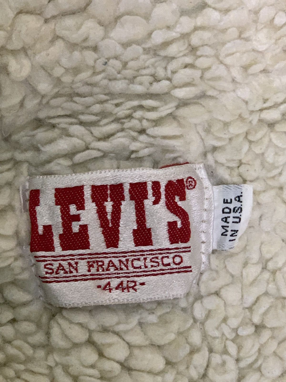 Levi's Vintage Clothing Rare Design Vintage Levi’s Sherpa jackets Size L / US 10 / IT 46 - 4 Thumbnail