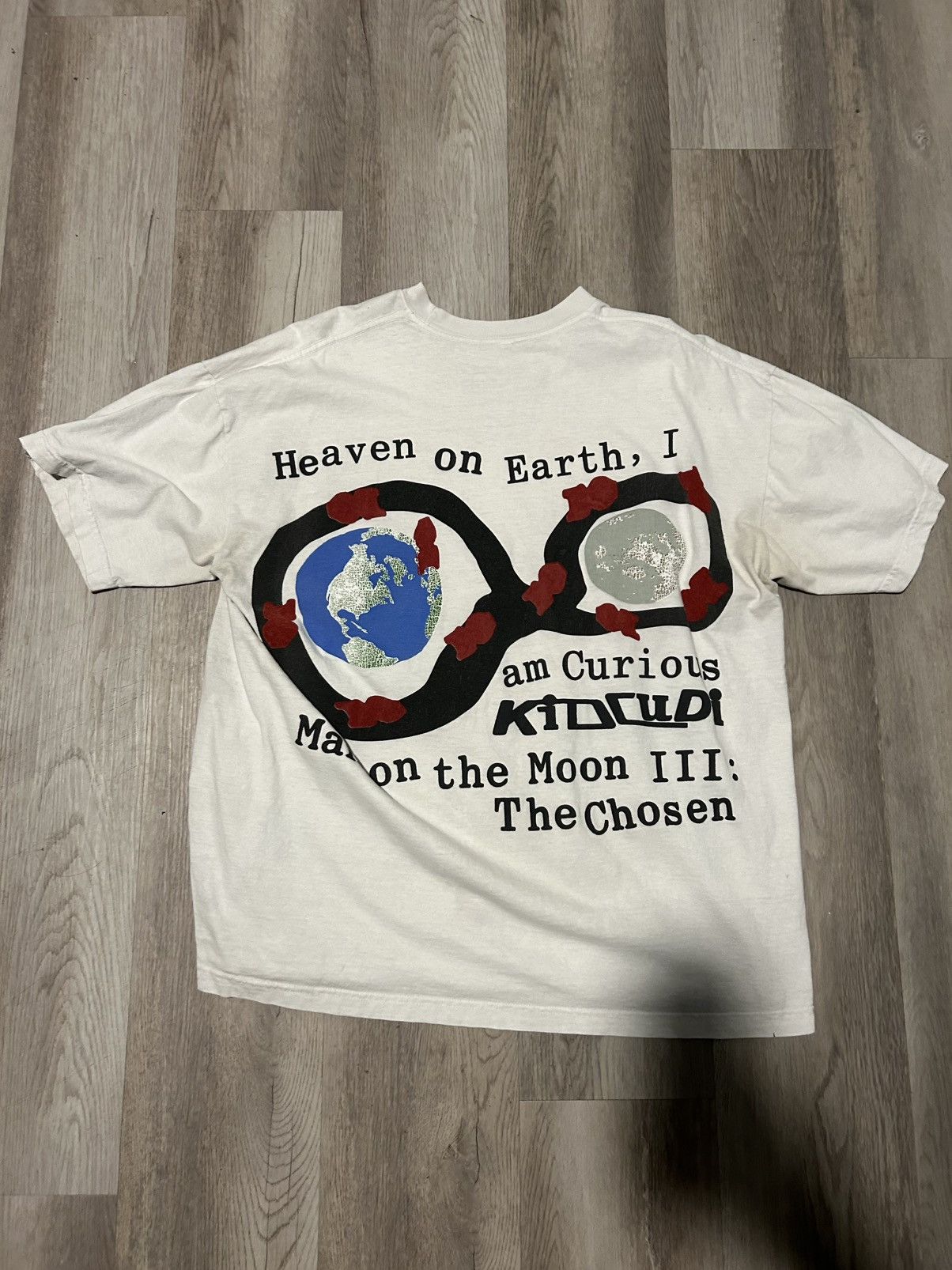 Cactus Plant Flea Market Kid Cudi Man On The Moon III The Chosen white tee Size XL Size US XL / EU 56 / 4 - 3 Thumbnail