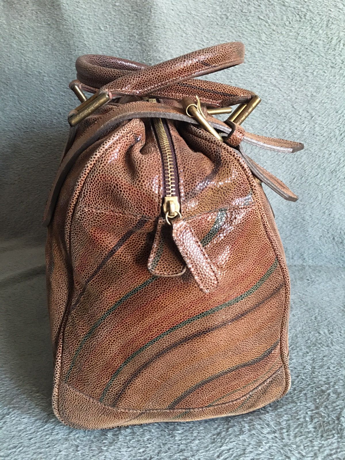 Paul Smith Paul Smith Swirl Design Leather Shoulder Tote Bag Size ONE SIZE - 5 Thumbnail