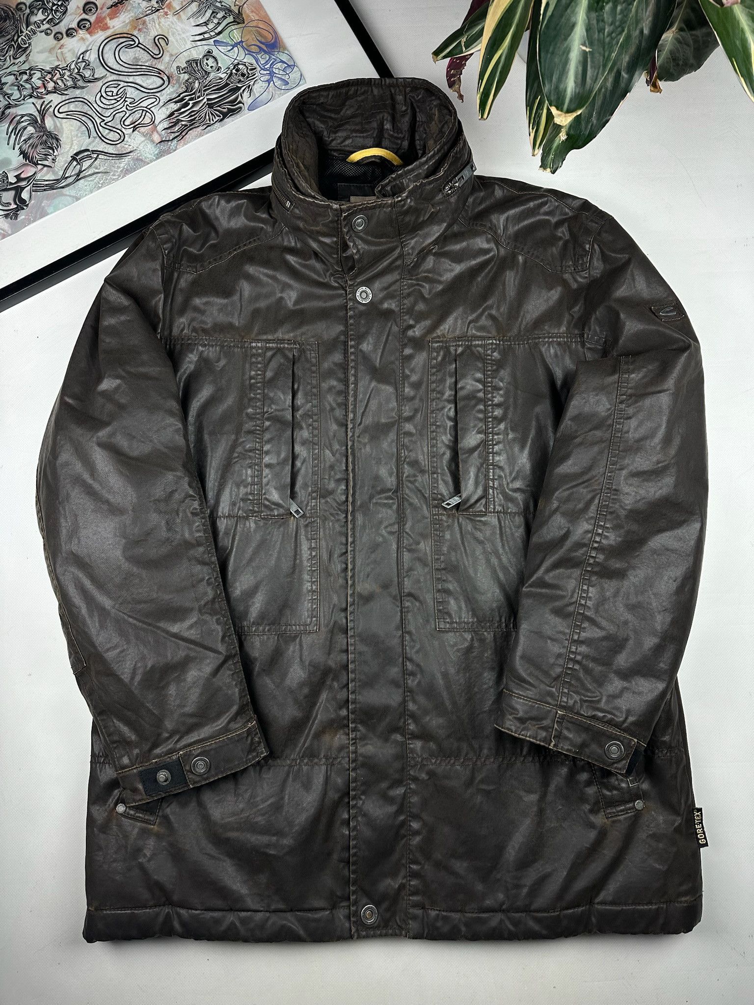 camel active Vintage Camel Active utility jacket gore tex waxed Size US M / EU 48-50 / 2 - 3 Thumbnail