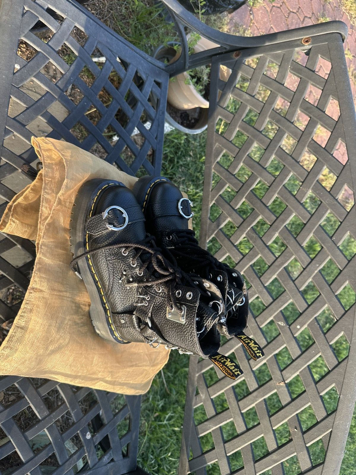 Dr. Martens NewDr. Martens Jadon Piercing Platform Boots - Size 6 - Size US 6 / IT 36 - 4 Thumbnail