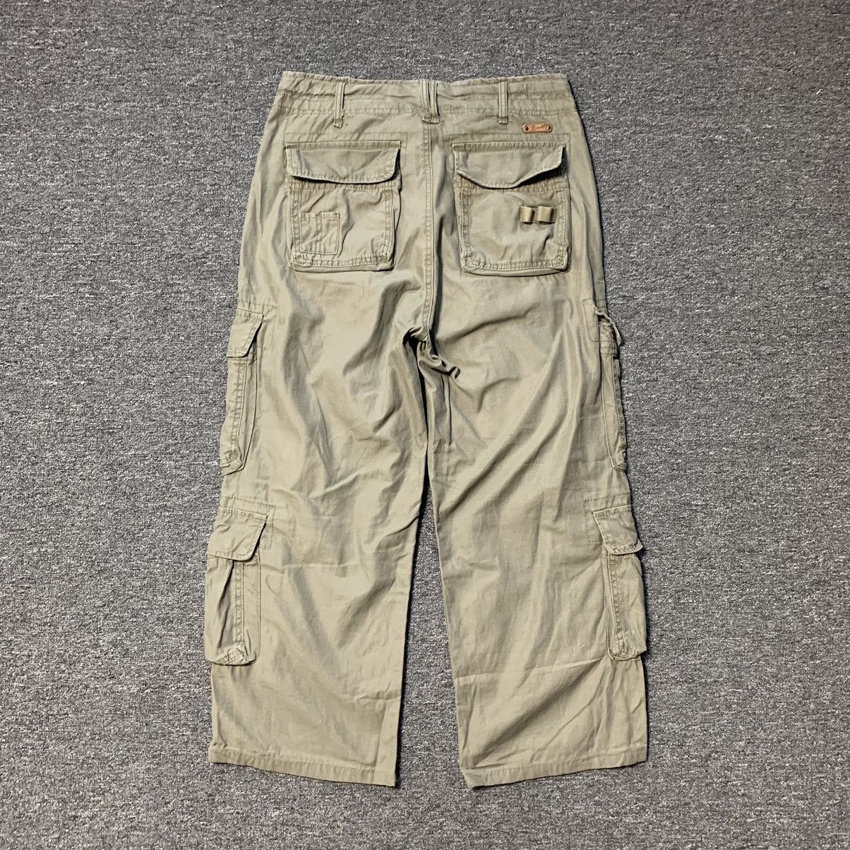 Japanese Brand Brandit military multipocket baggy cargo pants Size US 32 / EU 48 - 6 Thumbnail