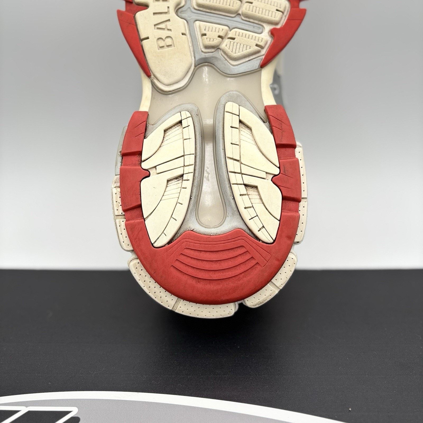 Balenciaga Balenciaga Track Sneaker ' White Red ' | GOOD CONDITION! Size US 13 / EU 46 - 9 Thumbnail