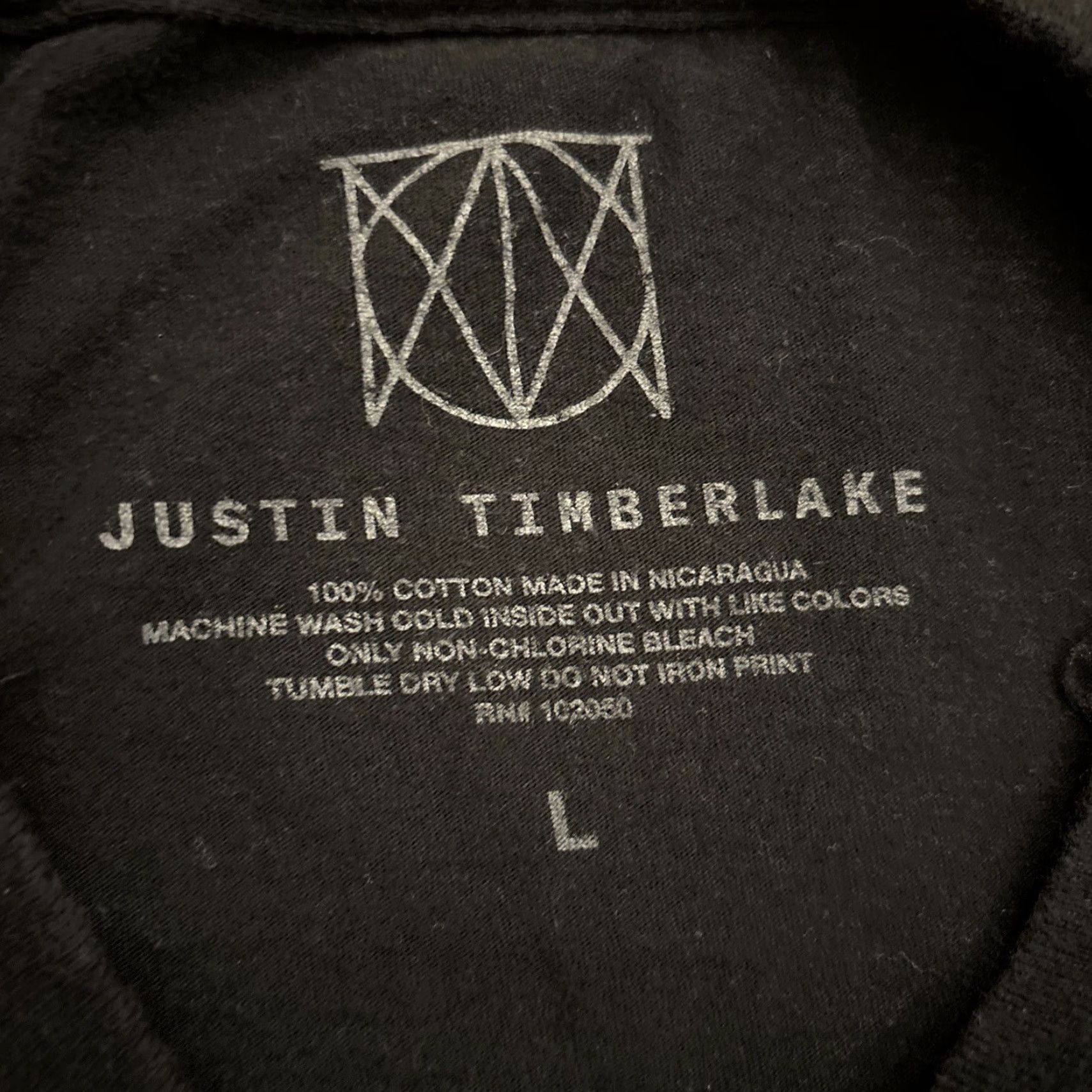 Vintage Justin Timberlake T-Shirt Women Large Black Man of the Woods Tour Concert Size L / US 10 / IT 46 - 3 Thumbnail