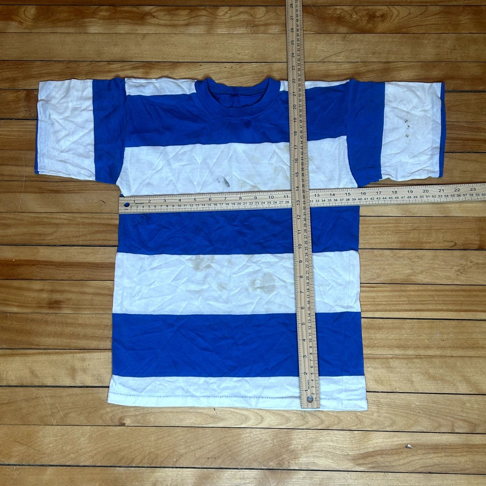 Vintage True Vintage Striped T-Shirt Size US S / EU 44-46 / 1 - 5 Thumbnail