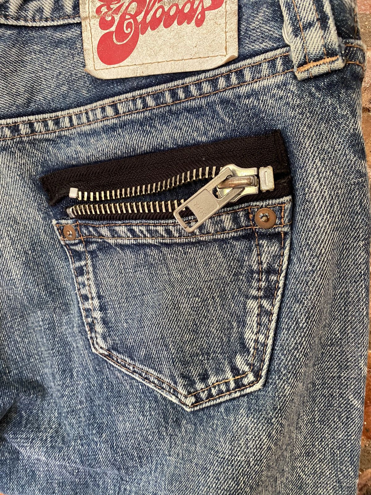 Hysteric Glamour RNA DNA Japan Large YKK Zipper Rider Racing denim Size 31" - 14 Thumbnail