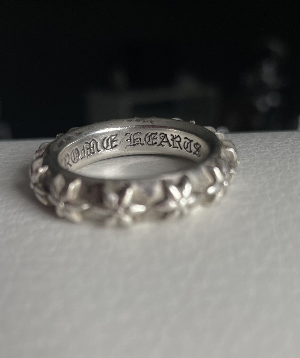 Star Band RIng Sterling Silver Jewelry - Chrome World JP