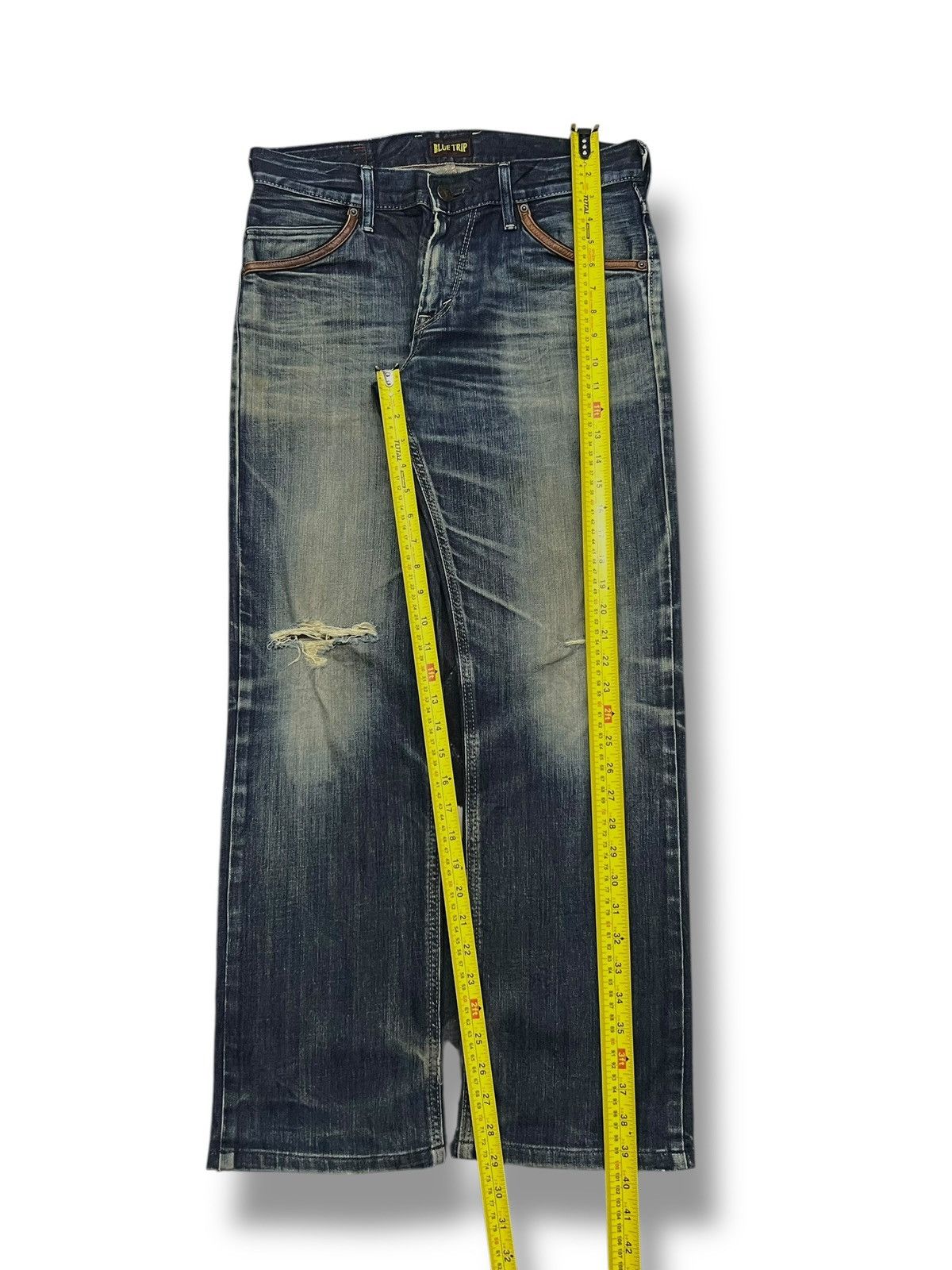 Edwin Vintage Edwin Blue Trip 006 Japan- Faded Wash, Distressed Size US 32 / EU 48 - 15 Thumbnail