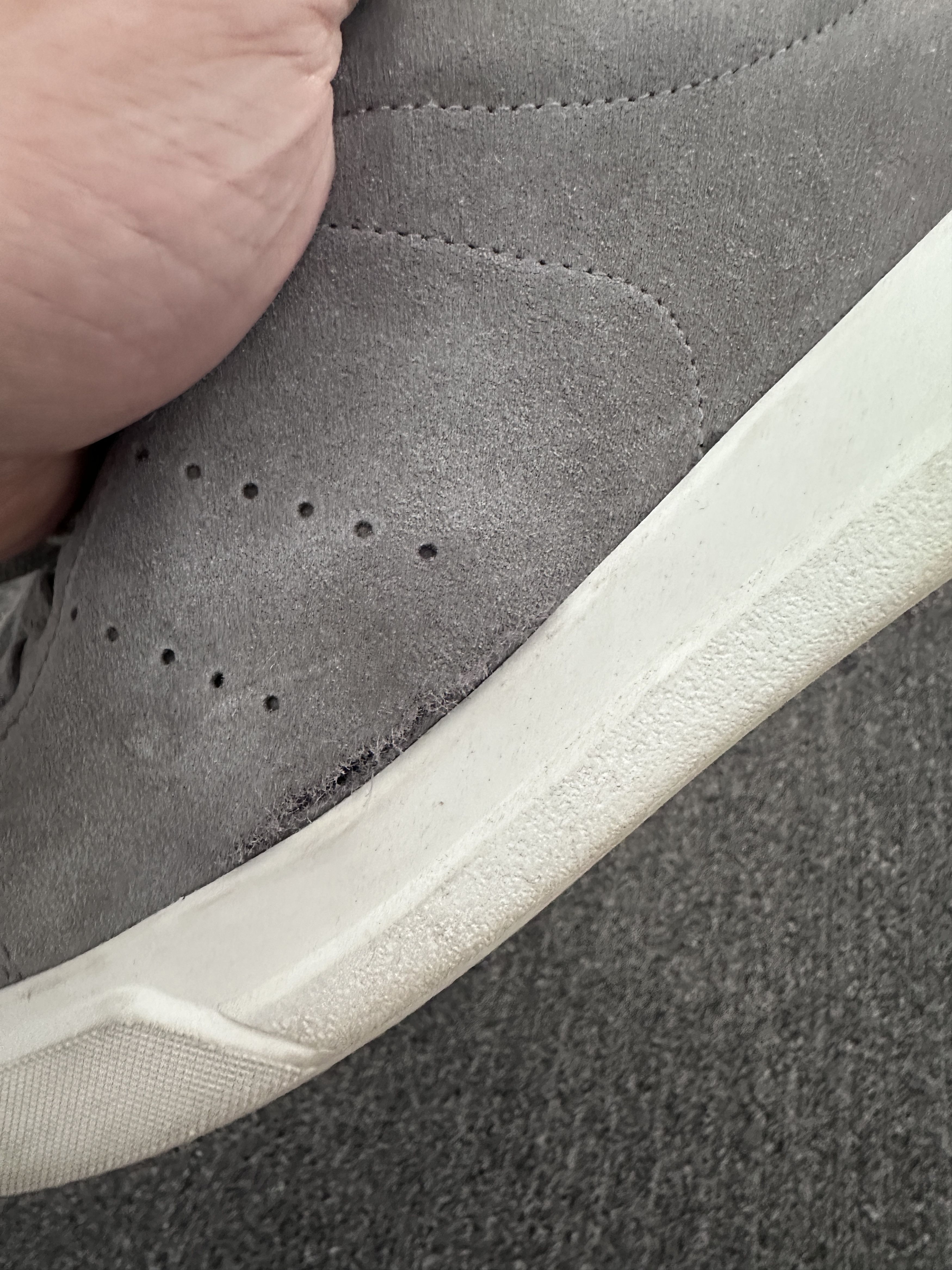 Vince VINCE Brady-B Men's Suede Gray (Smoke SU) Sneakers Size 9 Size US 9 / EU 42 - 8 Thumbnail