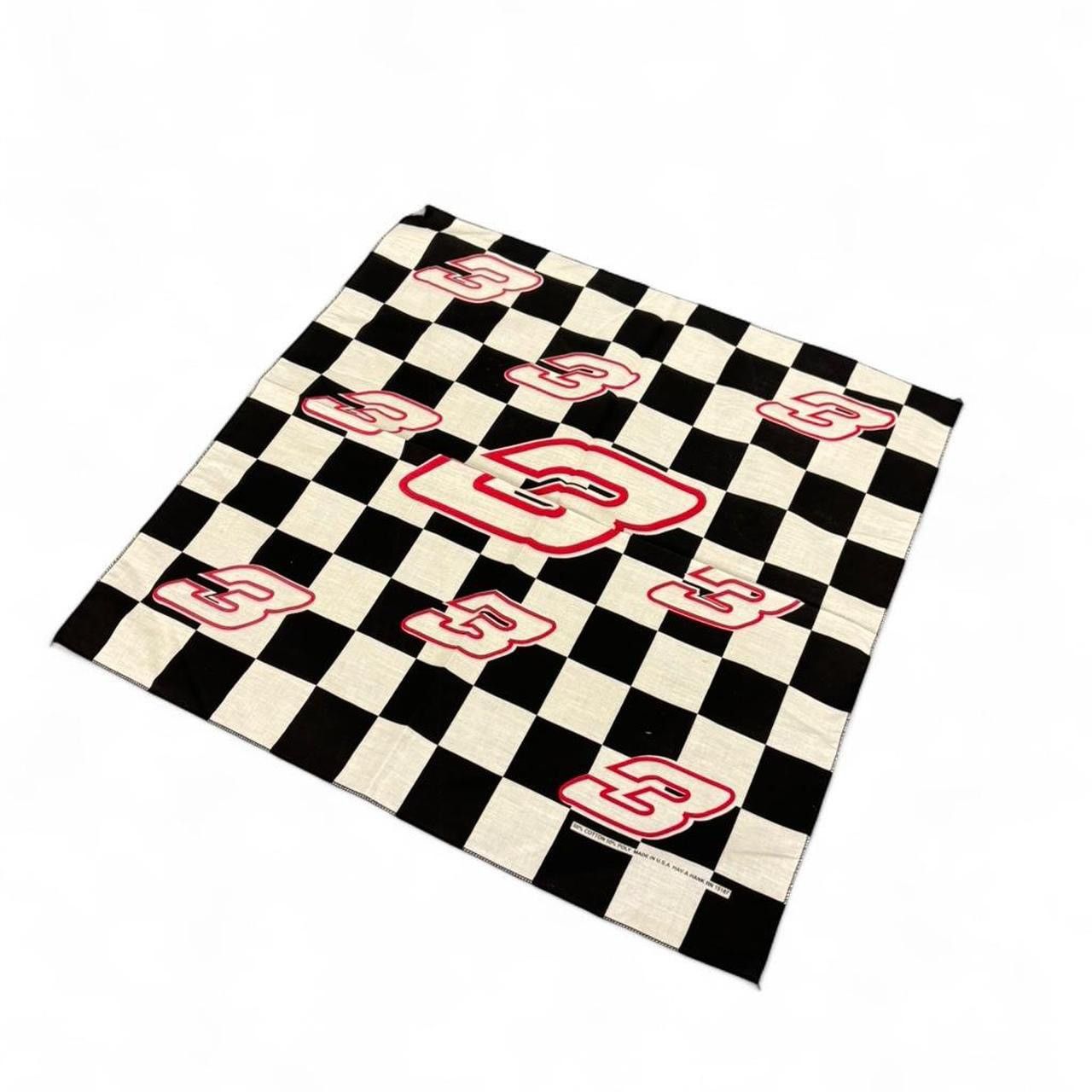 NASCAR Vintage Dale Earnhardt Jr. NASCAR checkered flag bandana Size ONE SIZE - 2 Thumbnail