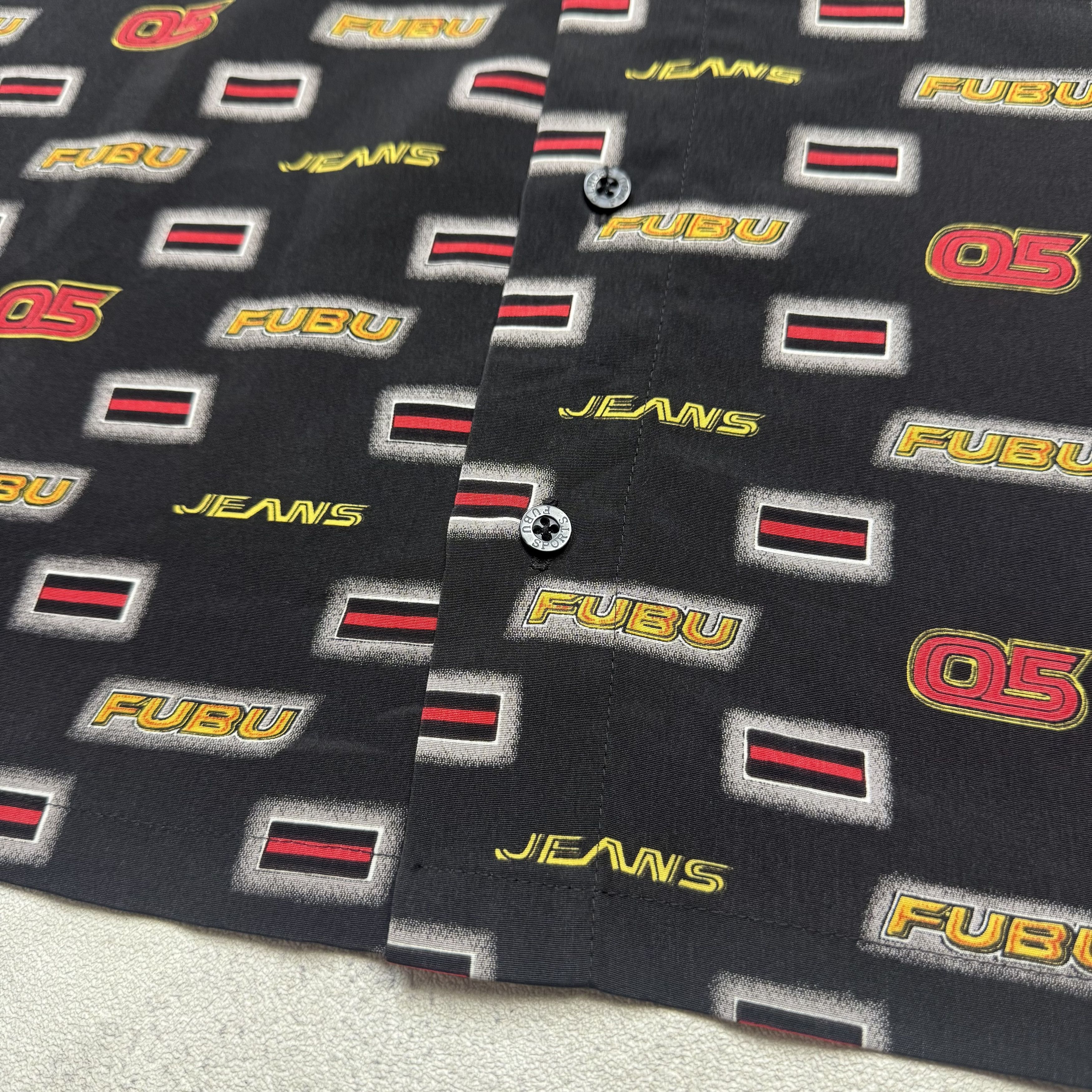 Fubu Fubu Y2K Spellout Overprint Shirt Size US XL / EU 56 / 4 - 4 Thumbnail