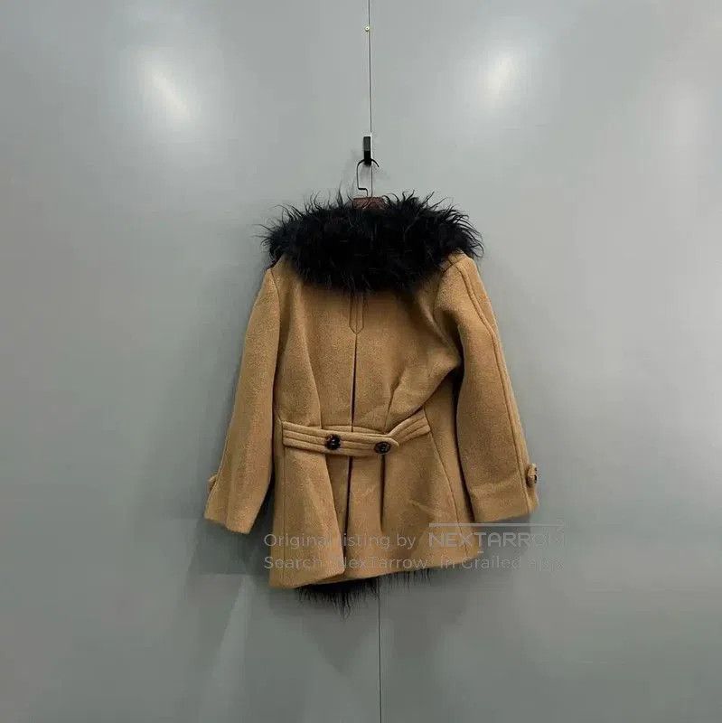 Miu Miu Miu Miu Spring Autumn Beige Cotton Jacket . Size XXS / US 00 / IT 34 - 2 Thumbnail