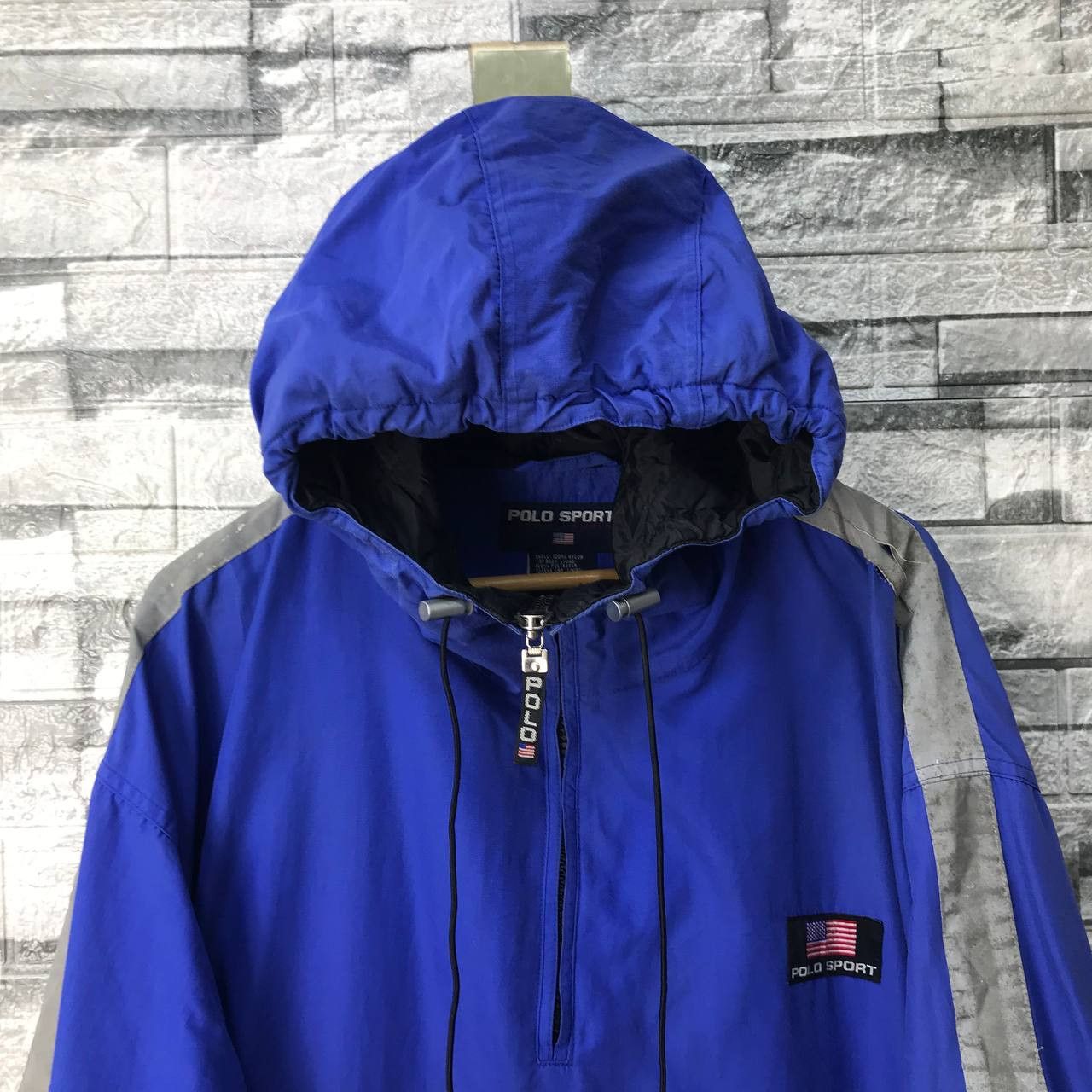 Polo Ralph Lauren Vintage 90s Polo Sport Ralph Lauren USA Flag Anorak BAGGY XL Size US XL / EU 56 / 4 - 5 Thumbnail
