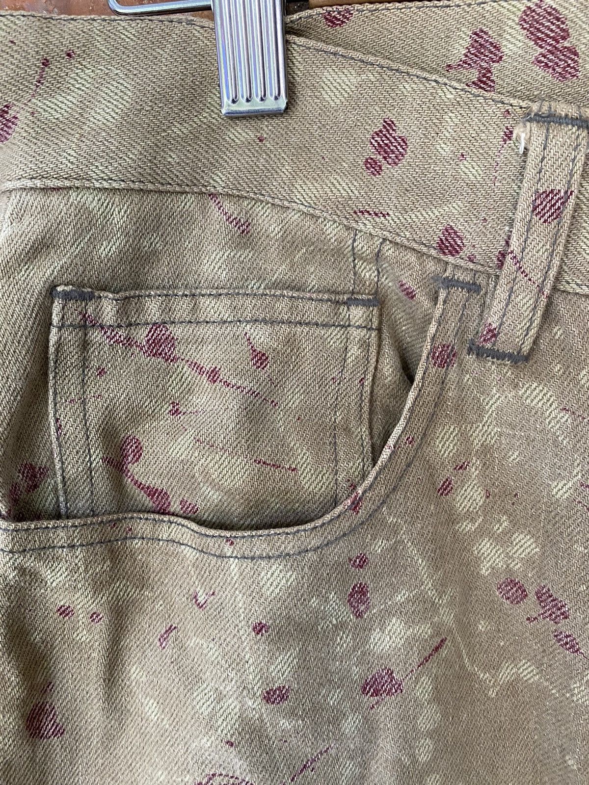 Tornado Mart 🔥2000s 291295 Homme Blood splash pants Size US 30 / EU 46 - 10 Thumbnail