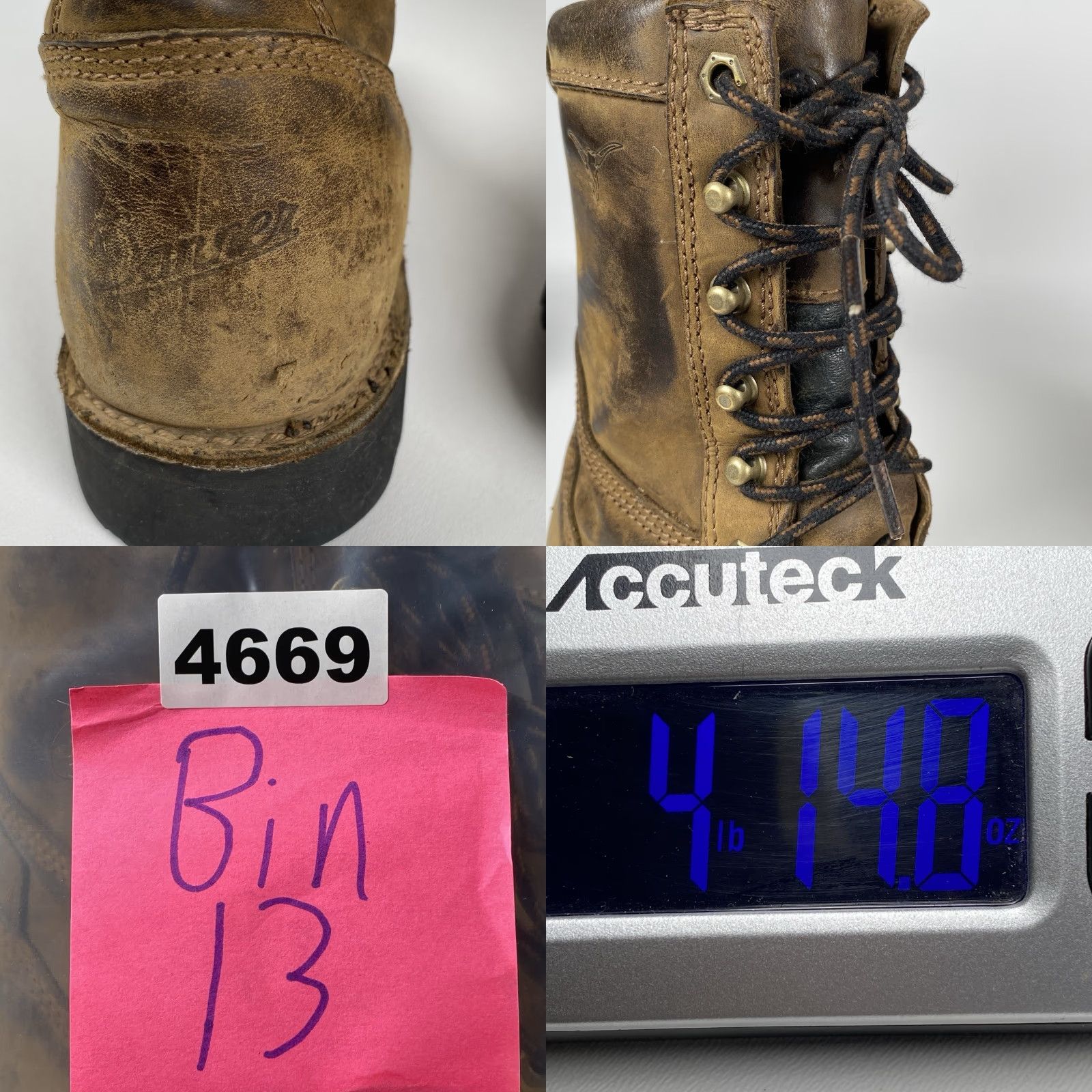 Danner Longhorn Roper GTX St Brown Leather Work Boots Mens 10.5D Leather Upper Cowboy Combat Boots USA Men’s Size 10.5 Brown D Width