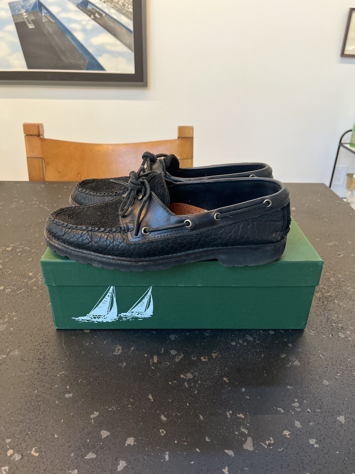 Blackstock & Weber Sperry x Chris Echevarria 2-Eye Lug Boat Shoes Size US 10.5 / EU 43-44 - 3 Thumbnail