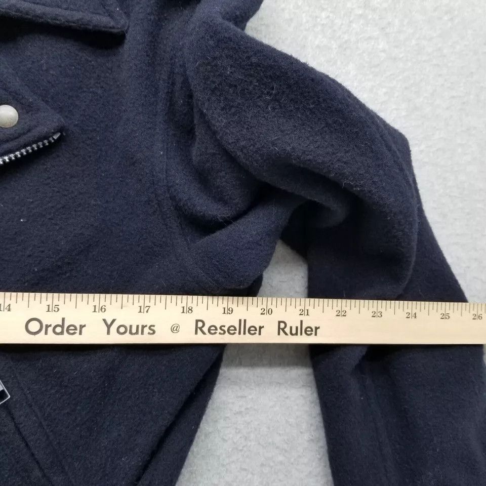 Other Karen Kane Jacket Womens Medium Blue Zip Pockets Belt Casual Size M / US 6-8 / IT 42-44 - 7 Thumbnail