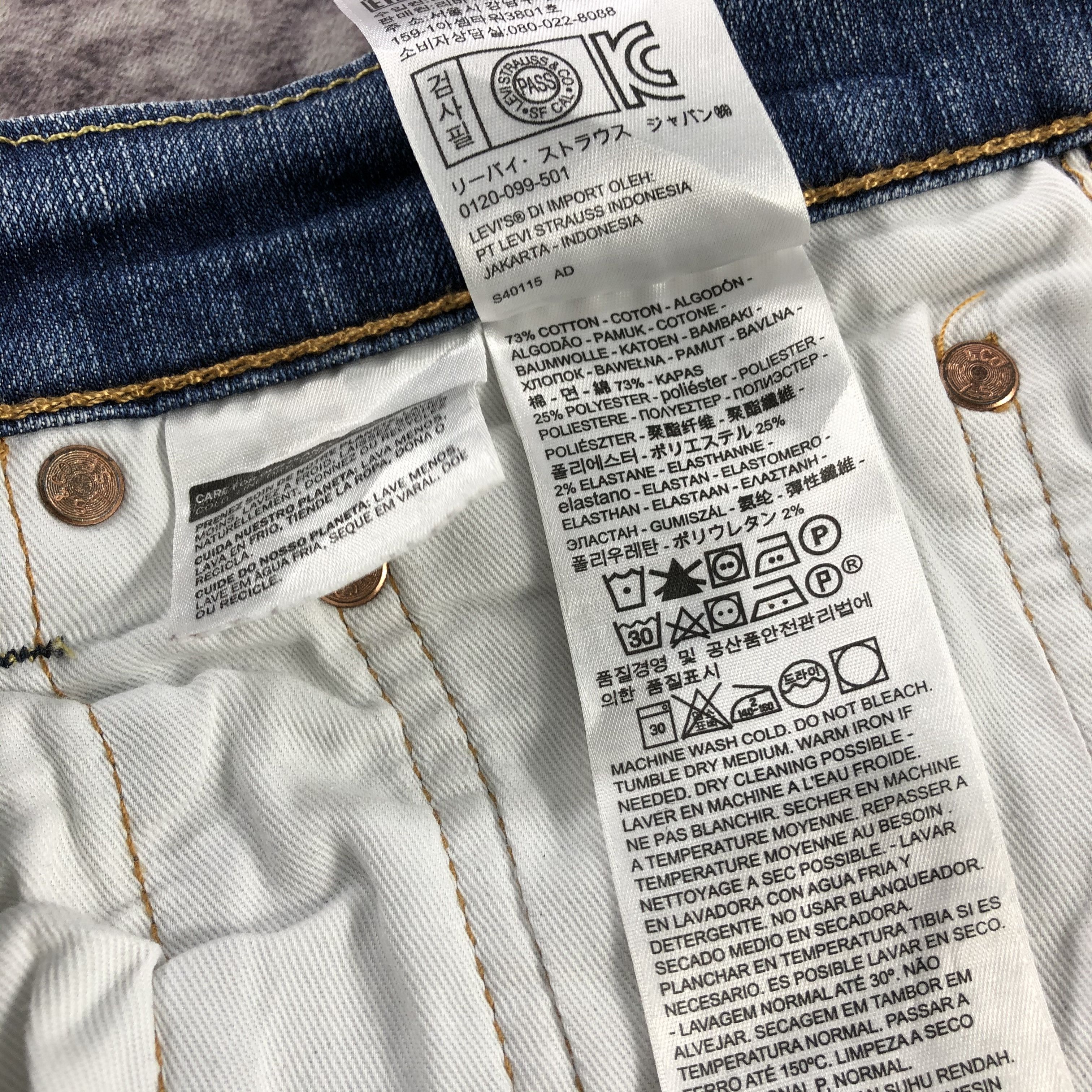 Levi's × Vintage Vintage Blue Wash Levis 511 Jeans-JM2792 Size US 32 / EU 48 - 12 Thumbnail