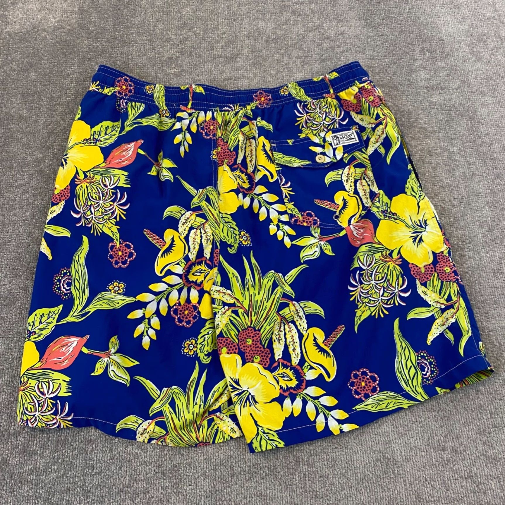 Polo Ralph Lauren Polo Ralph Lauren Swim Trunks Men LT Large Tall Blue Floral Lined 7.5 Board Surf Size US L / EU 52-54 / 3 - 2 Thumbnail