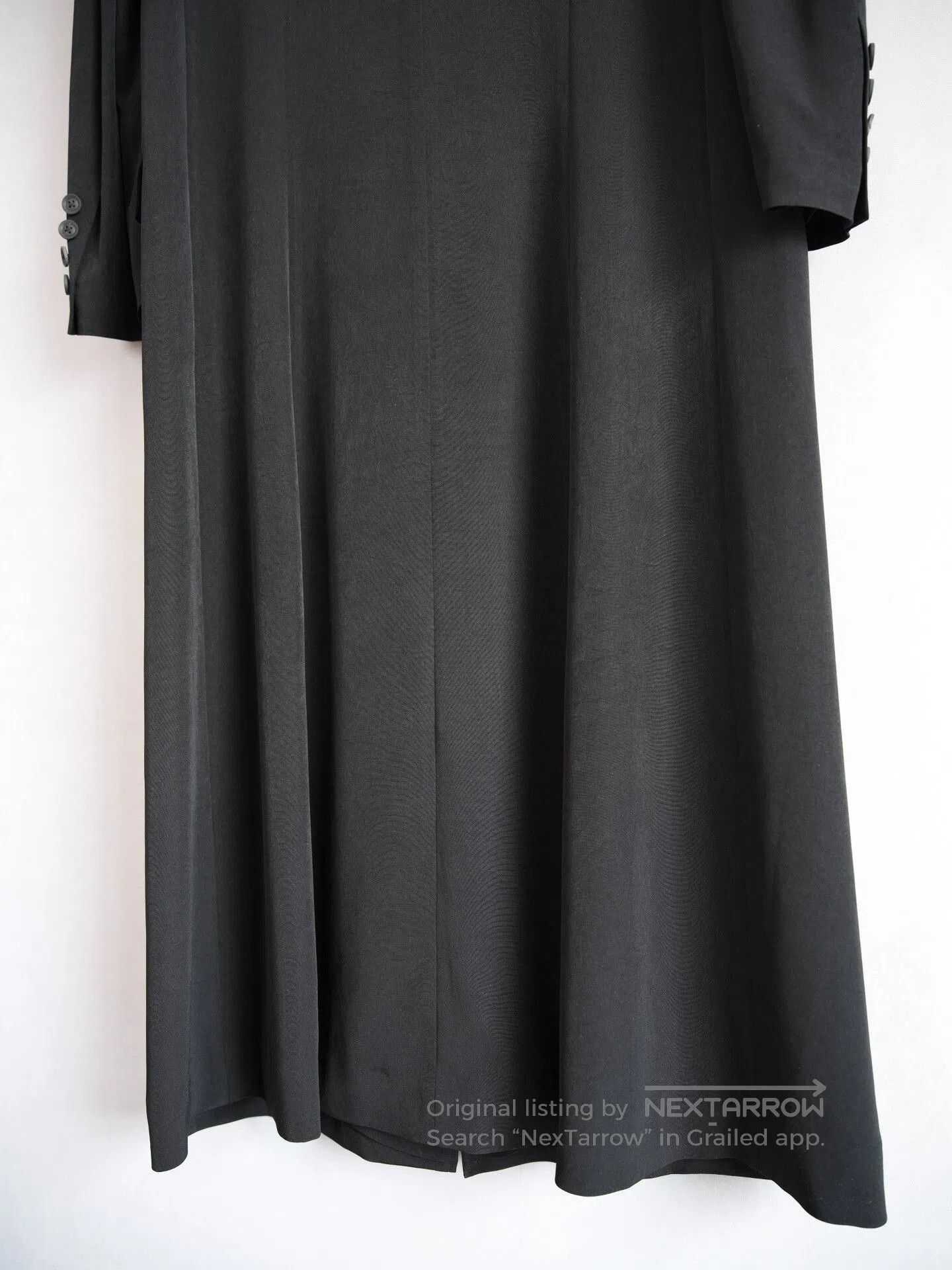 Yohji Yamamoto Yohji Yamamoto 24AW Tuxedo Back Pleat Coat. Size L / US 10 / IT 46 - 8 Thumbnail