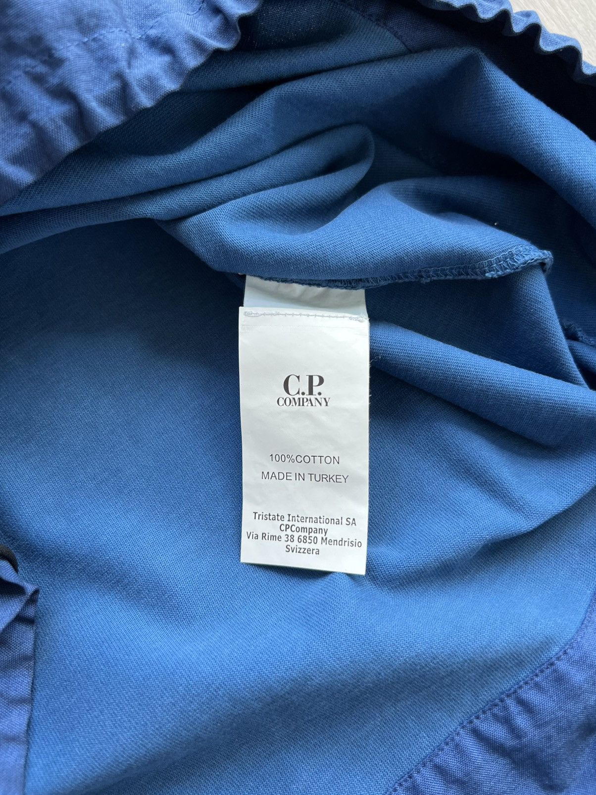 C.P. Company Sample C.P. Company Mixed Heavy Lens Sweatshirt Blue Size US L / EU 52-54 / 3 - 7 Thumbnail
