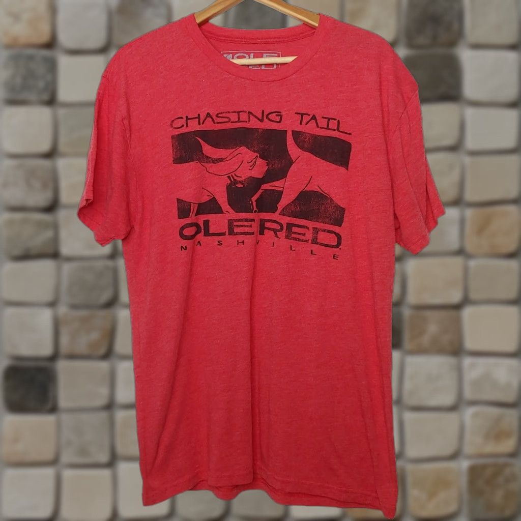 Avenue Ole Red Nashville Tennessee Shirt Large Red Crew Neck Cotton Blend Jersey Tee Men Music Size US L / EU 52-54 / 3 - 1 Thumbnail