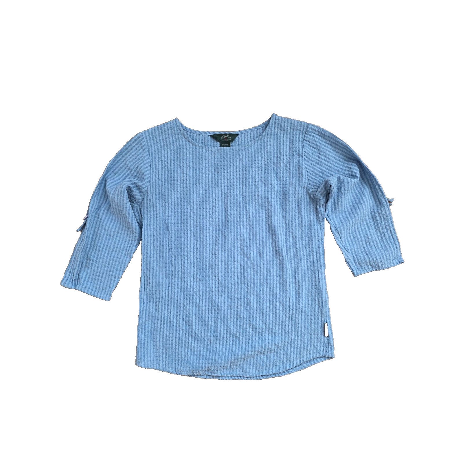 & Other Stories Woolrich Womens 3/4 Sleeve Lightweight Blend Blue,XS A001413 Size XS / US 0-2 / IT 36-38 - 1 Thumbnail