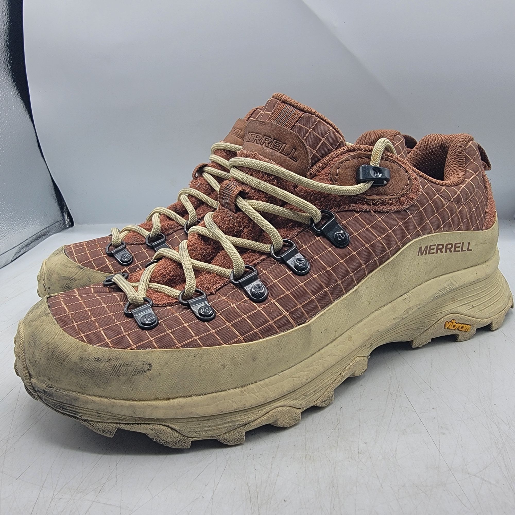 Merrell × Merrell 1TRL Merrell Ontario Speed RS 1TRL Mens 9.5 Brown Sneaker Shoes H Size US 9.5 / EU 42-43 - 3 Thumbnail
