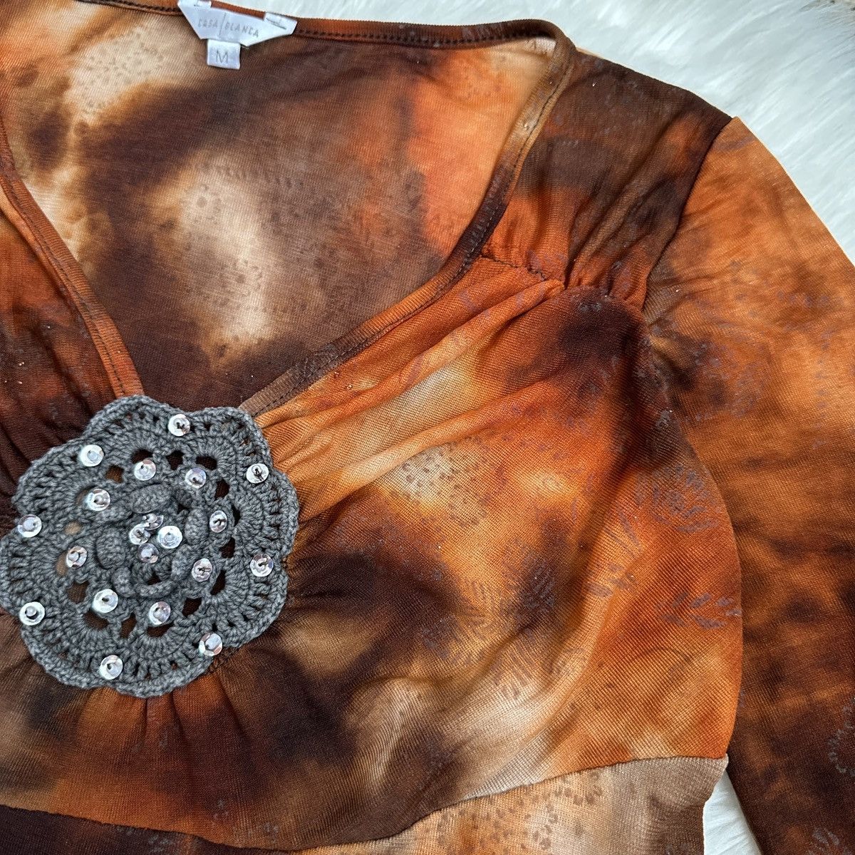 Casablanca Casablanka blouse vintage rare 🔥 Size M / US 6-8 / IT 42-44 - 3 Thumbnail