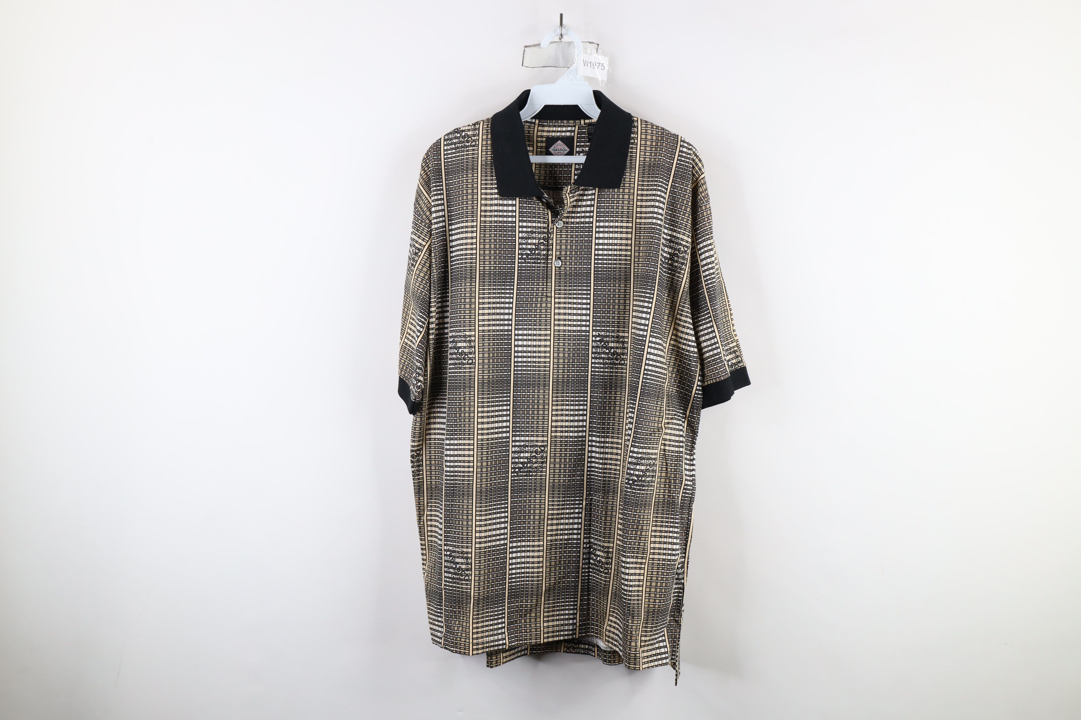 Vintage Vintage 90s Tabasco Hot Sauce All Over Print Polo Shirt Size US M / EU 48-50 / 2 - 1 Thumbnail