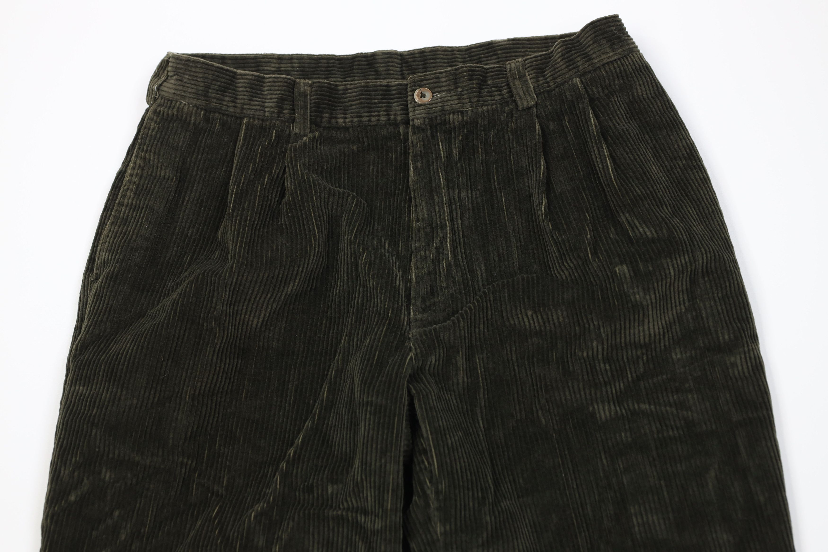 Vintage Vintage 90s Streetwear Heavyweight Corduroy Chino Pants Size US 34 / EU 50 - 2 Thumbnail