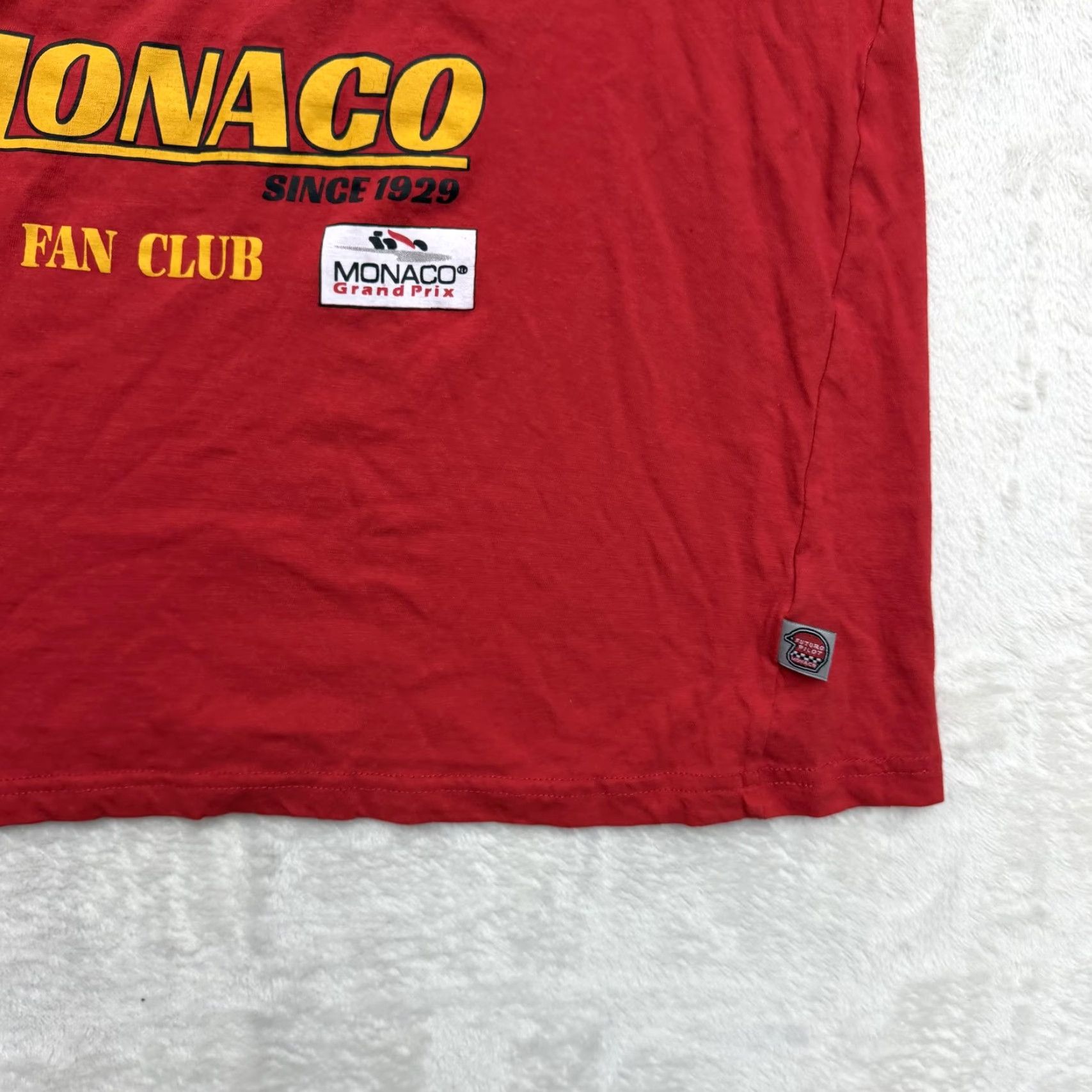 Vintage Monaco Grand Prix Shirt Mens Medium Red Racing Double Sided Graphic Tee Size US M / EU 48-50 / 2 - 4 Thumbnail