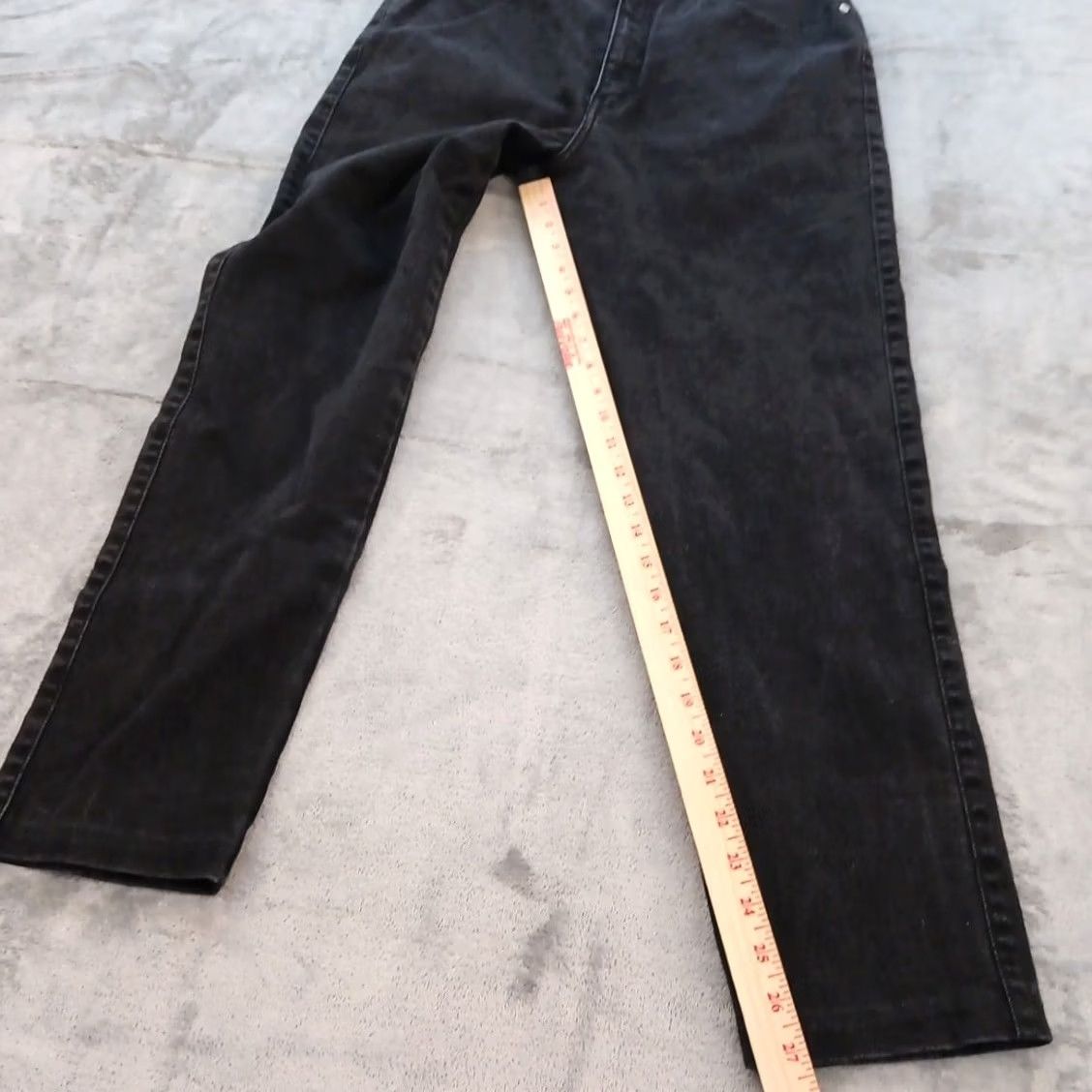 Levi's Levi's Jeans Womens 14 Black Slim Tapered Denim Orange Tab High Rise 27in 29in Waist Regular Size 36" / US 14 / IT 50 - 5 Thumbnail