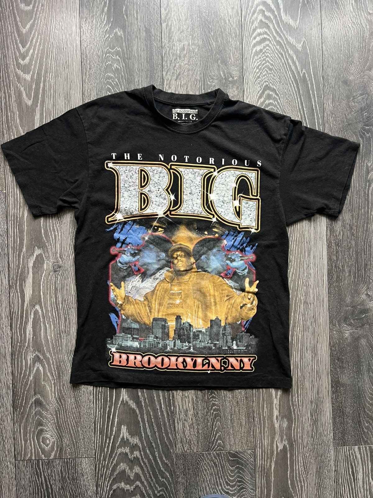 Band Tees The Notorious B.I.G. Madeworn Black Graphic Shirt Large 1336 Size US M / EU 48-50 / 2 - 1 Thumbnail