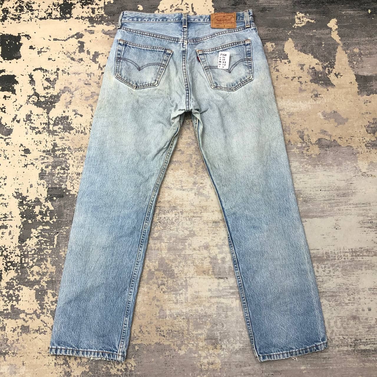 Levi's × Levi's Vintage Clothing P768 VTG 501 LEVI'S MADE IN USA RIPPED JEANS GRUNGE Size US 32 / EU 48 - 2 Thumbnail