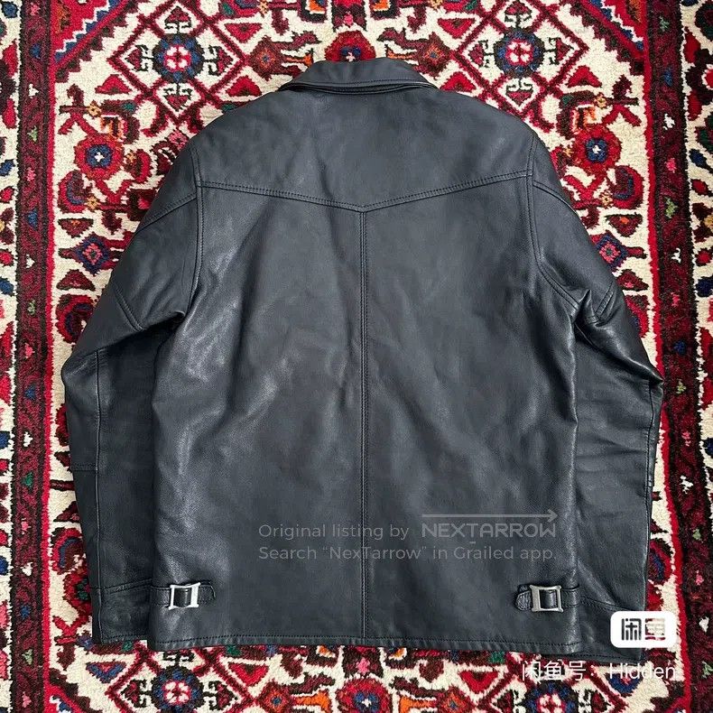 Neighborhood Neighborhood Black Soul Leather Jacket M size Size US M / EU 48-50 / 2 - 2 Thumbnail
