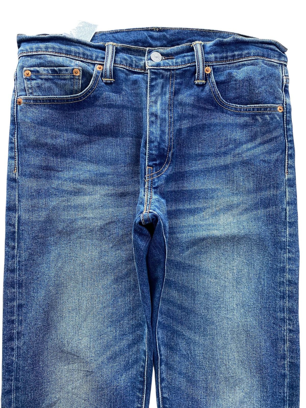 Levi's Levi’s Faded Blue Wash Whiskered Style Skinny Jeans Size US 32 / EU 48 - 2 Thumbnail